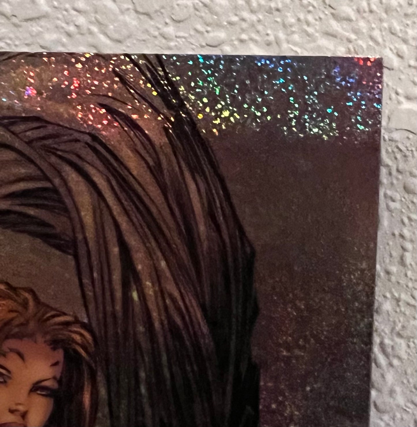 Witchblade/Tomb Raider #1 Gold Speckle Prismatic Holofoil Variant 1998