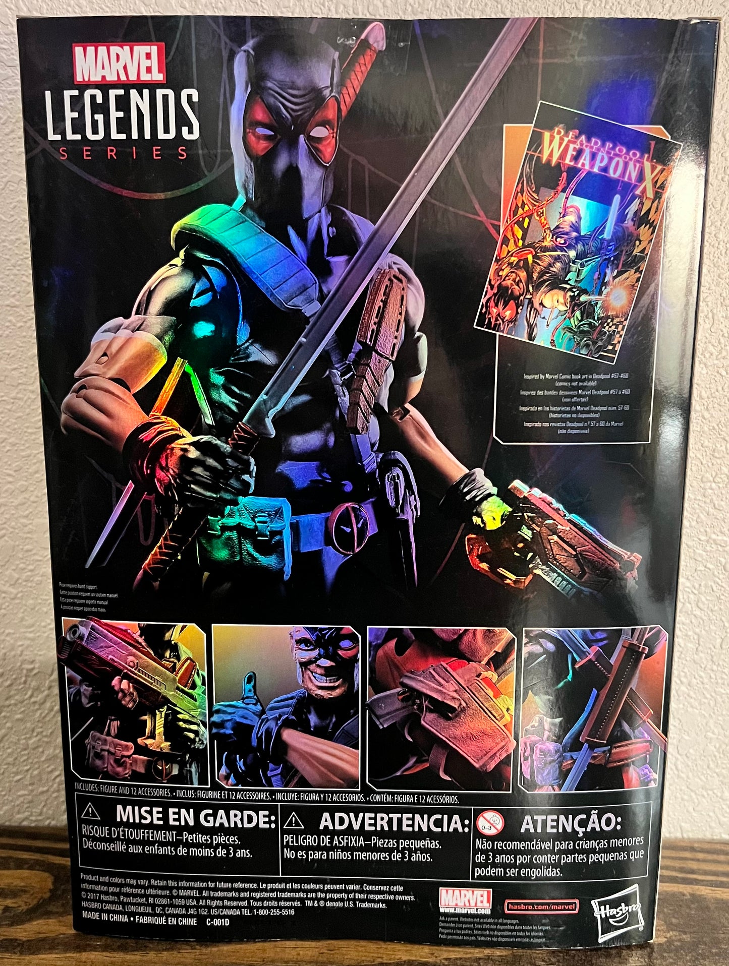 Marvel Legends 12 inch 1/6 scale Deadpool (Agent of Weapon X)