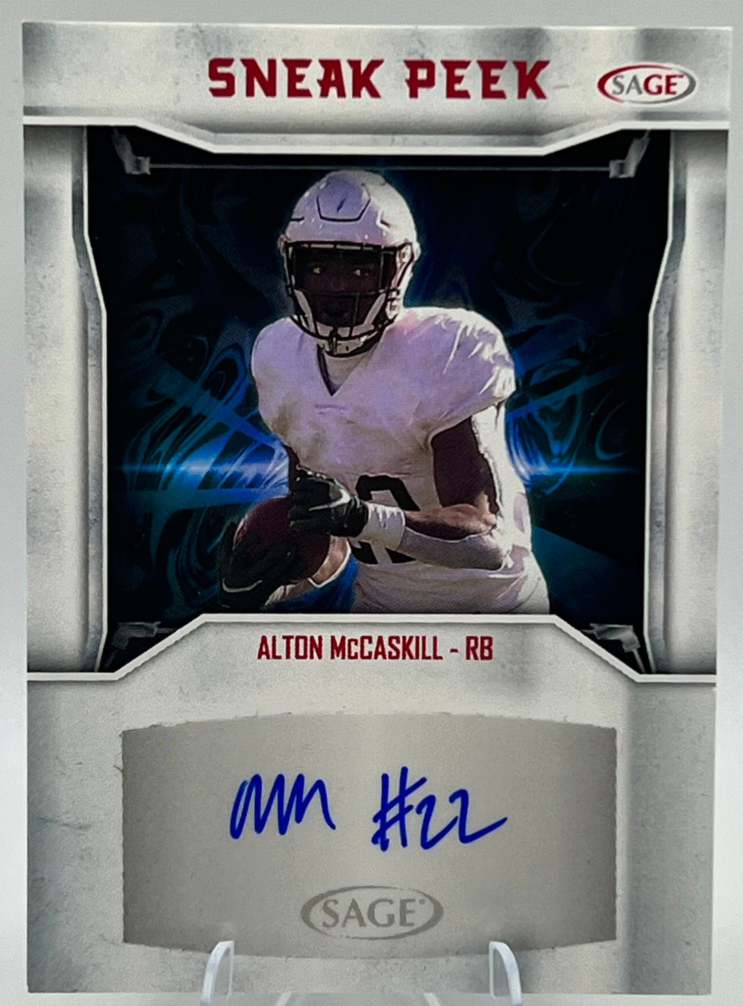 2024 Sage Hit Alton McCaskill Sneak Peak Autograph Rookie