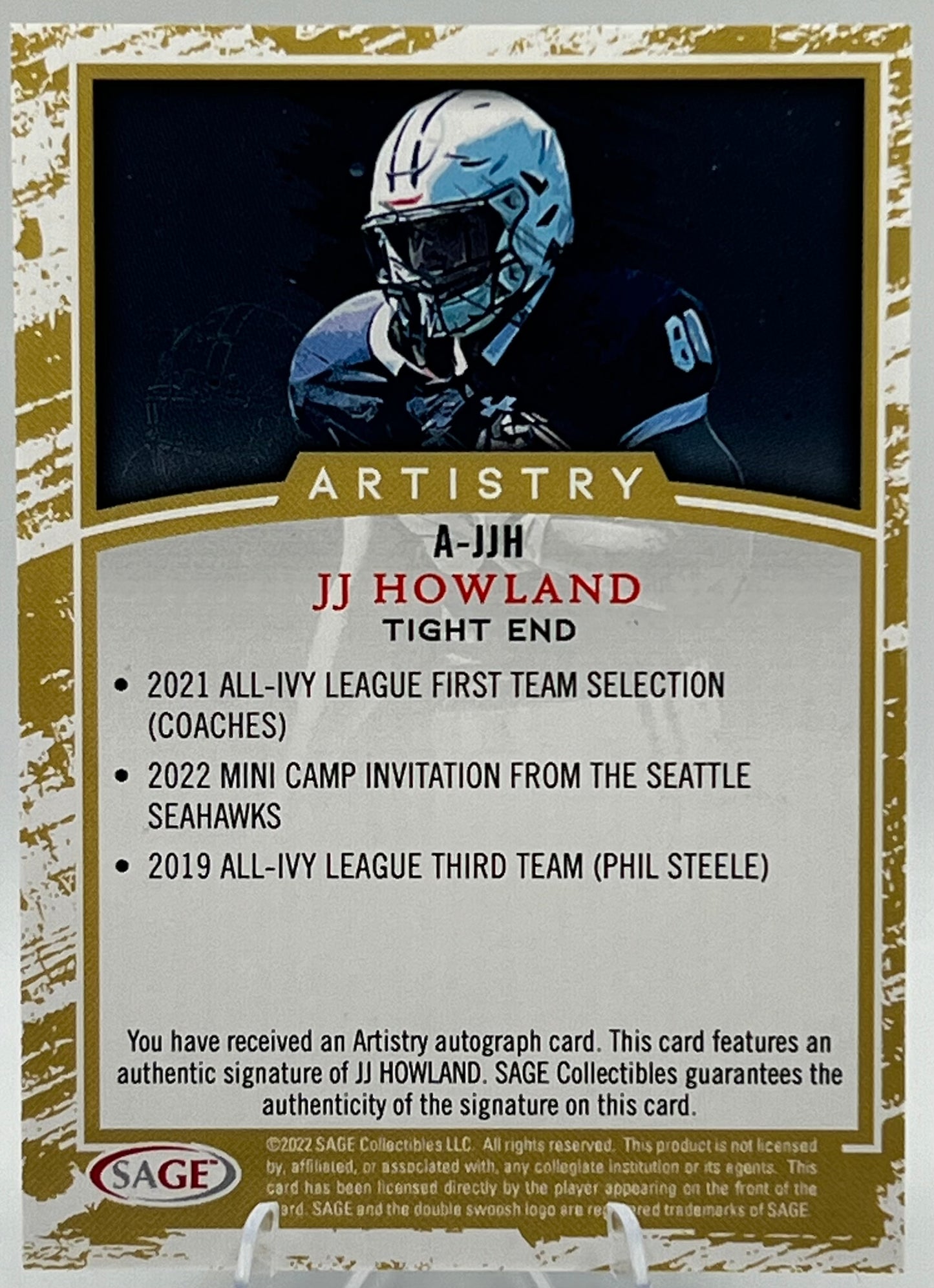 2022 SAGE ARTISTRY JJ HOWLAND AUTO #A-JJH