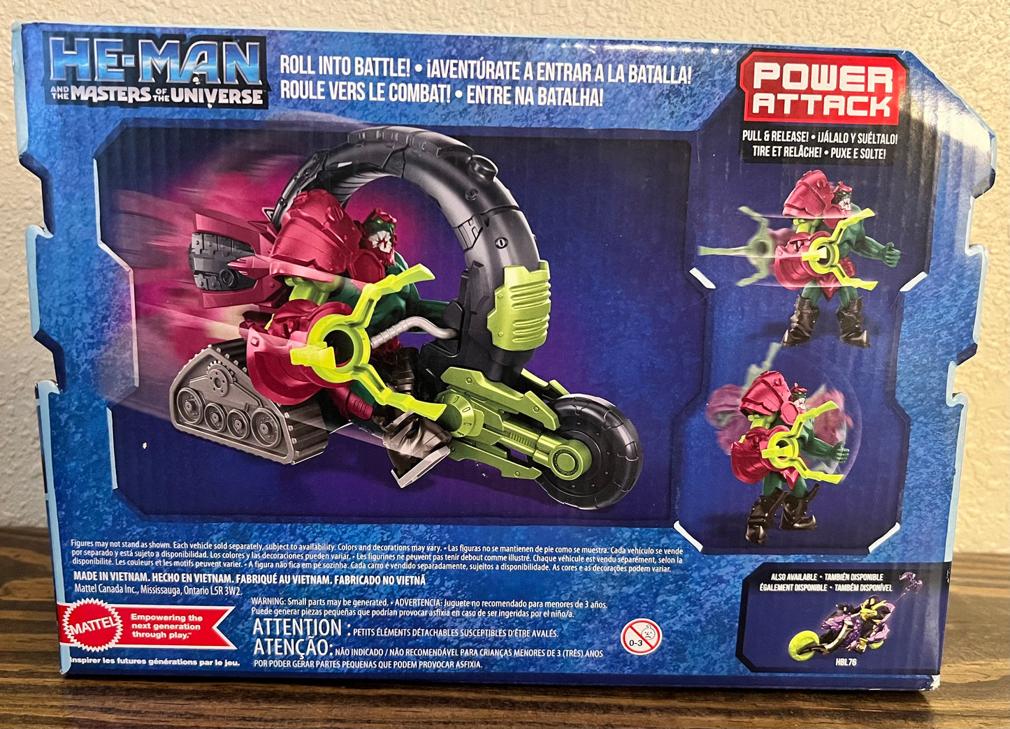 He-Man and the Masters of the Universe Trap Jaw & Power Attack Cycle Action Figure