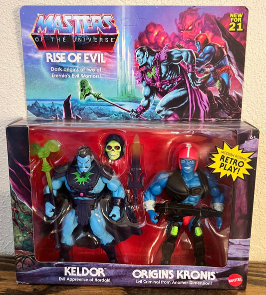 Masters Of The Universe Origins Rise of Evil Keldor & Origins Kronis