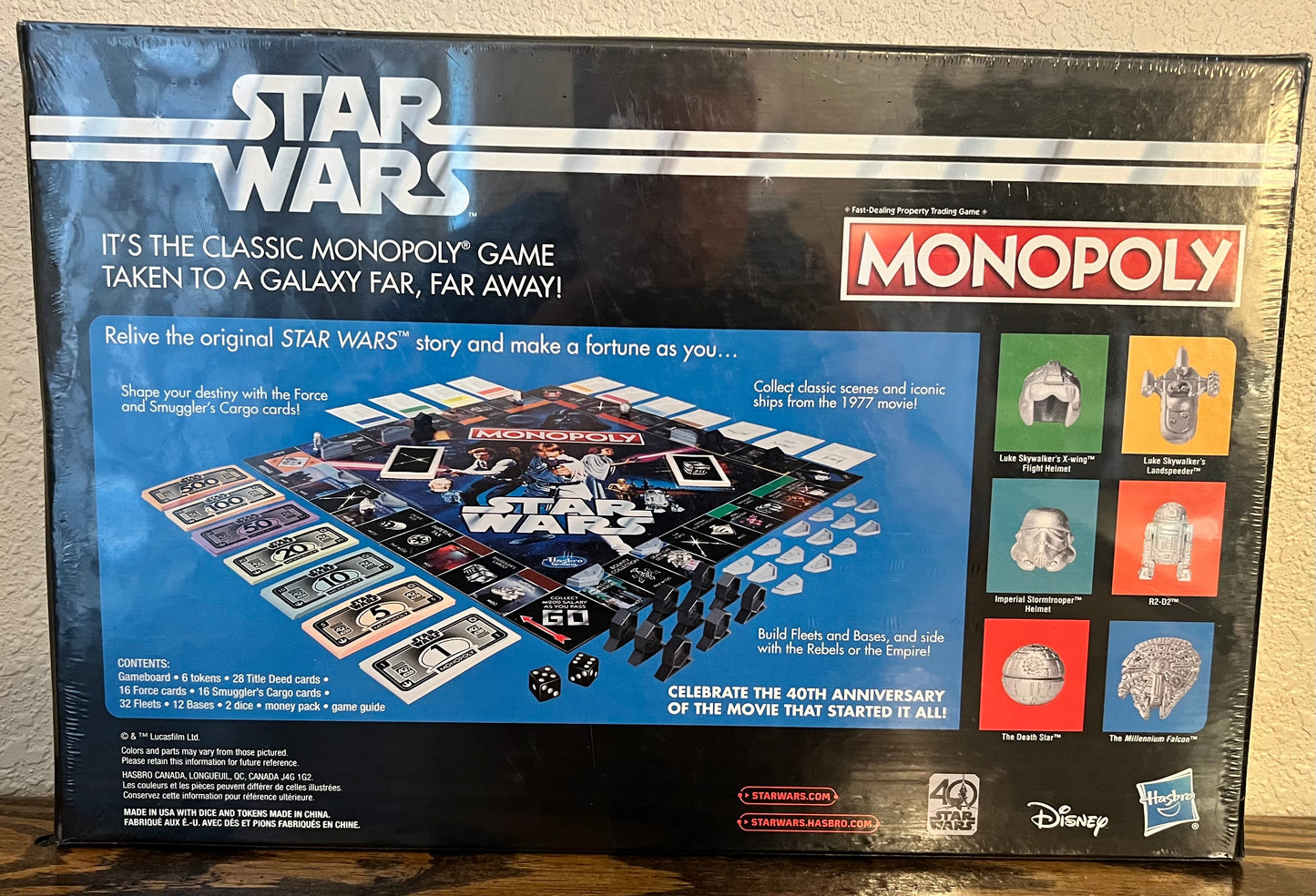 Star Wars 40th Anniversary Special Edition Monopoly