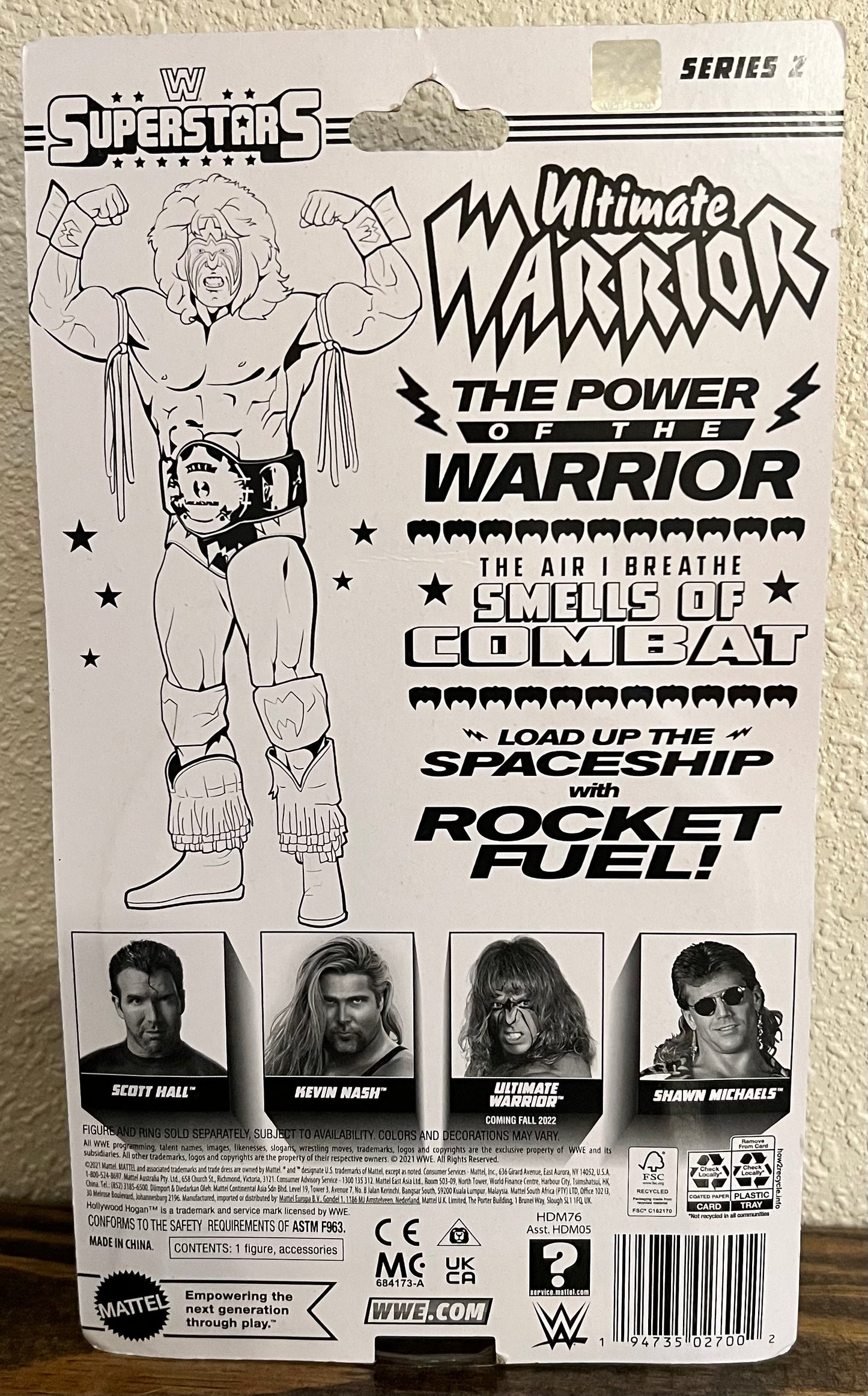 2022 WWE Superstars Series 2 Ultimate Warrior Retro Action Figure Exclusive