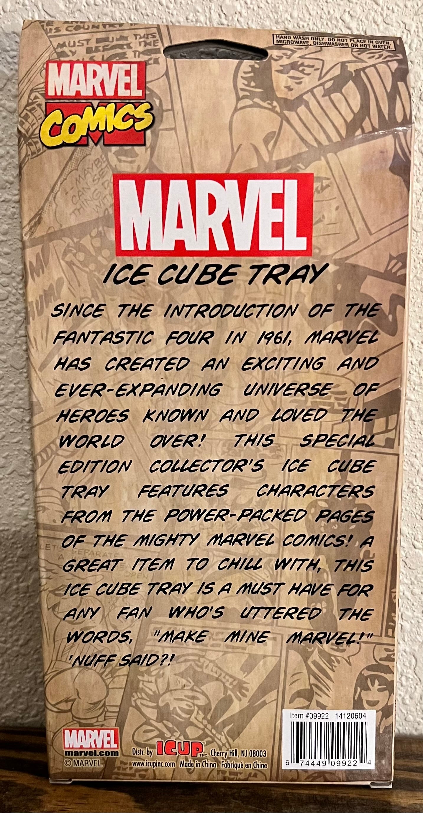 Marvel Comics Ice Cube Tray Mold