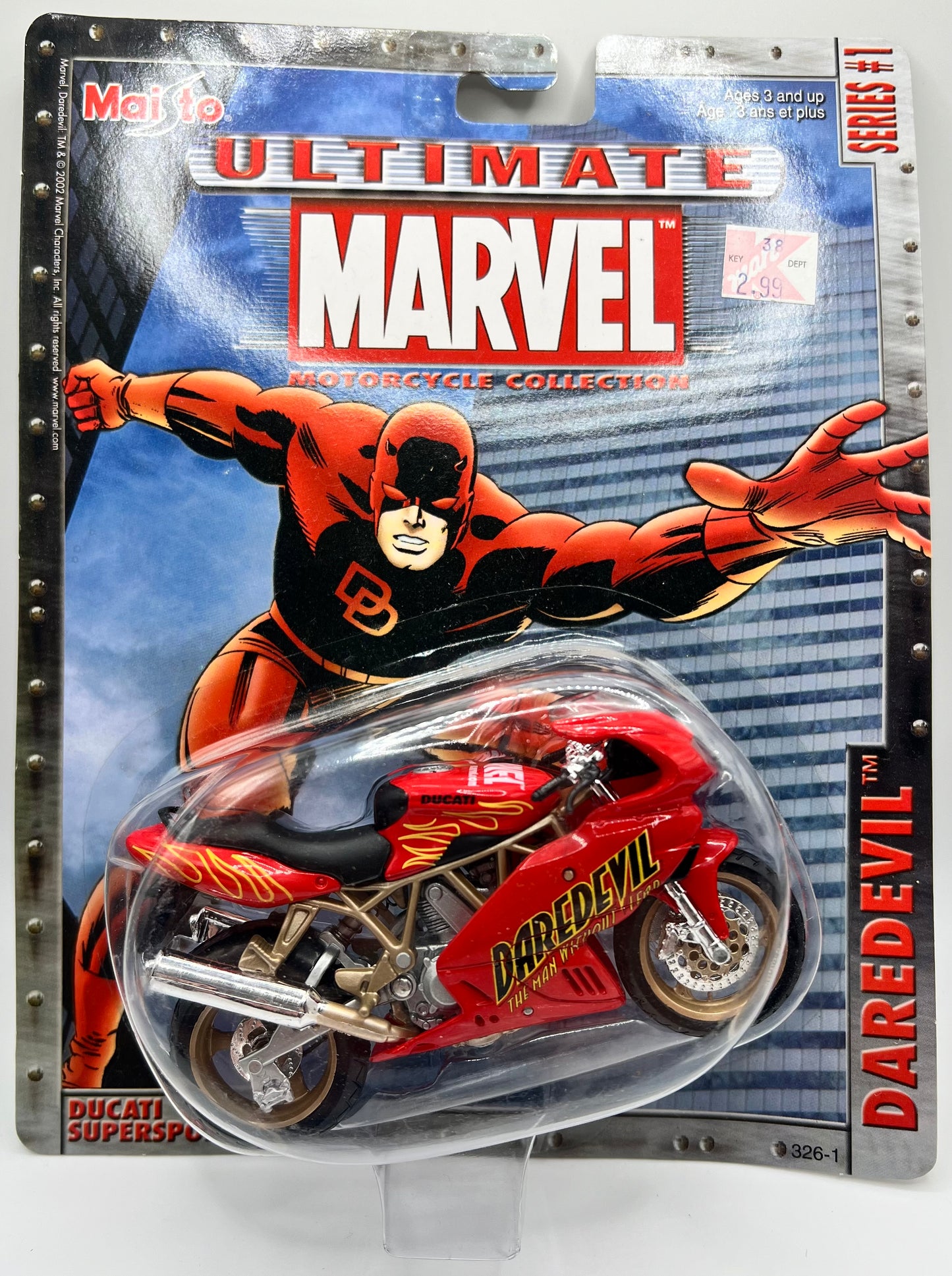 Ultimate Marvel Motorcycle Collection Daredevil Ducati Supersport 900