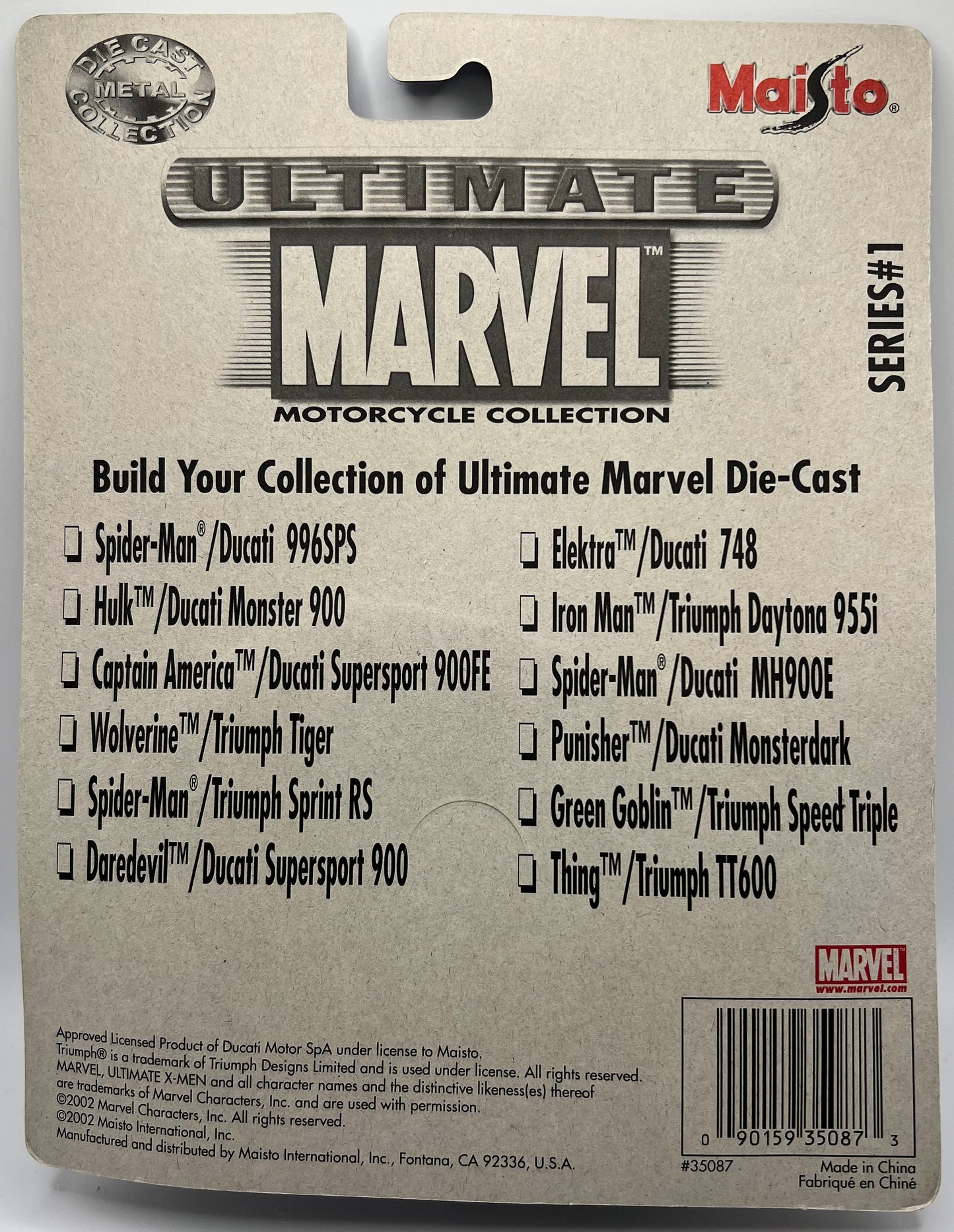 Ultimate Marvel Motorcycle Collection Daredevil Ducati Supersport 900