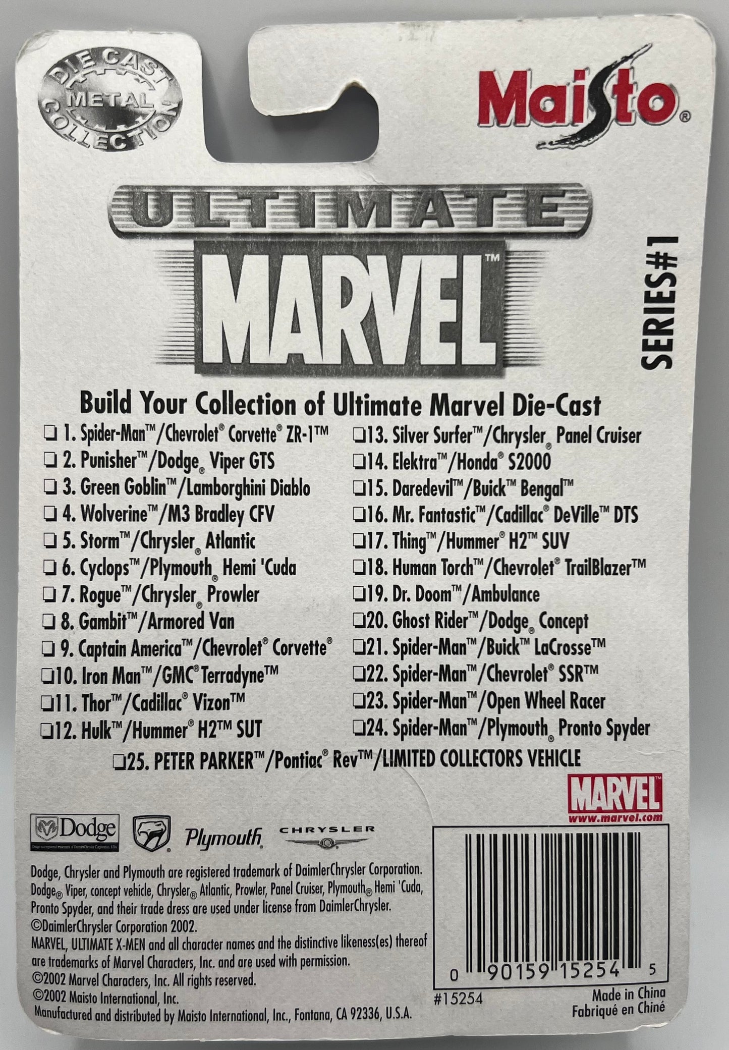 Ultimate Marvel Die-Cast Collection Storm Car