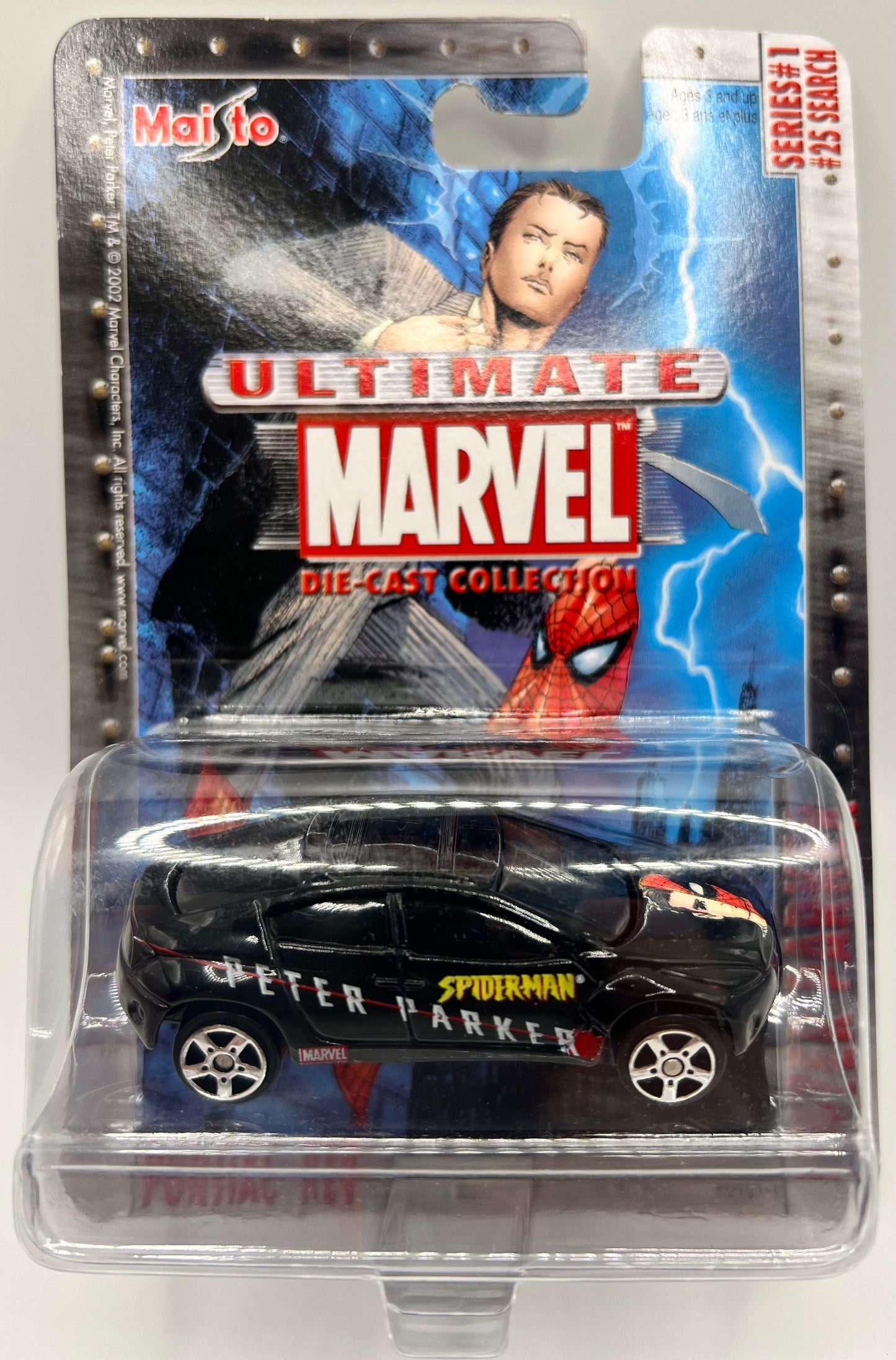 Ultimate Marvel Die-Cast Collection Spider-Man Peter Parker Car