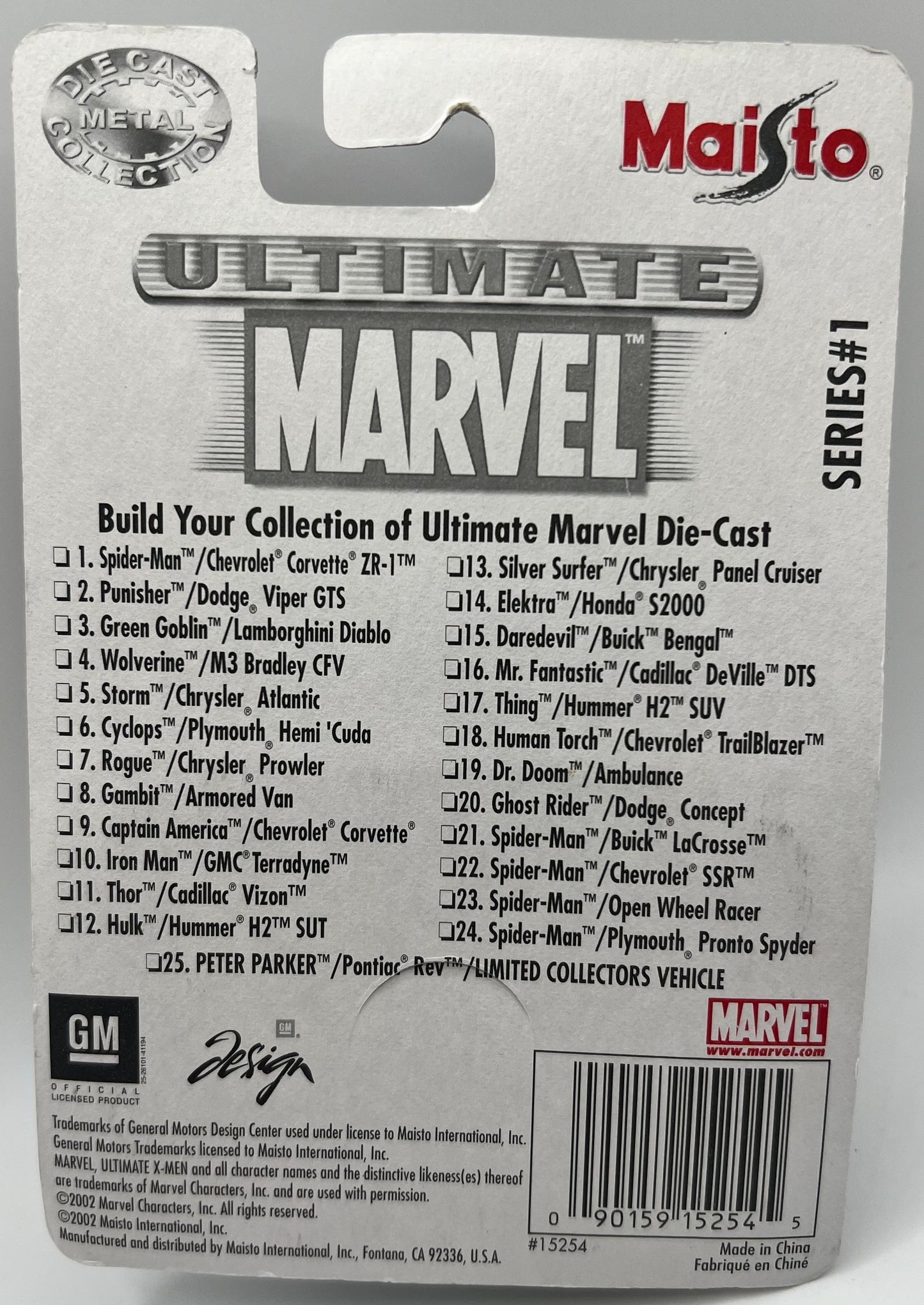 Ultimate Marvel Die-Cast Collection Daredevil Buick Bengal