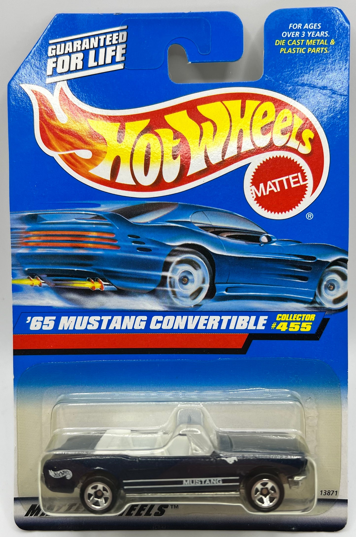 Hot Wheels '65 Mustang Convertible Collector #455 Black