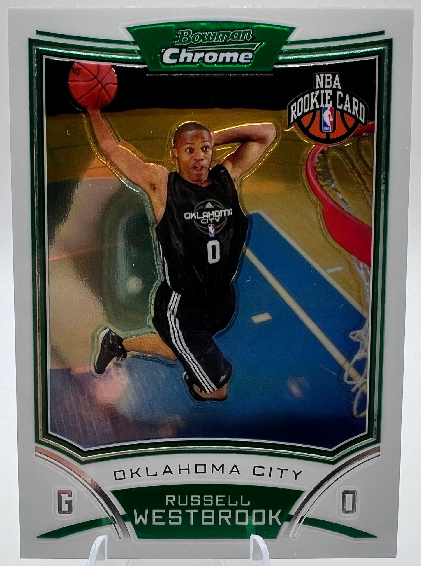 08 Bowman Chrome Russell Westbrook Basketball Card #114 RC