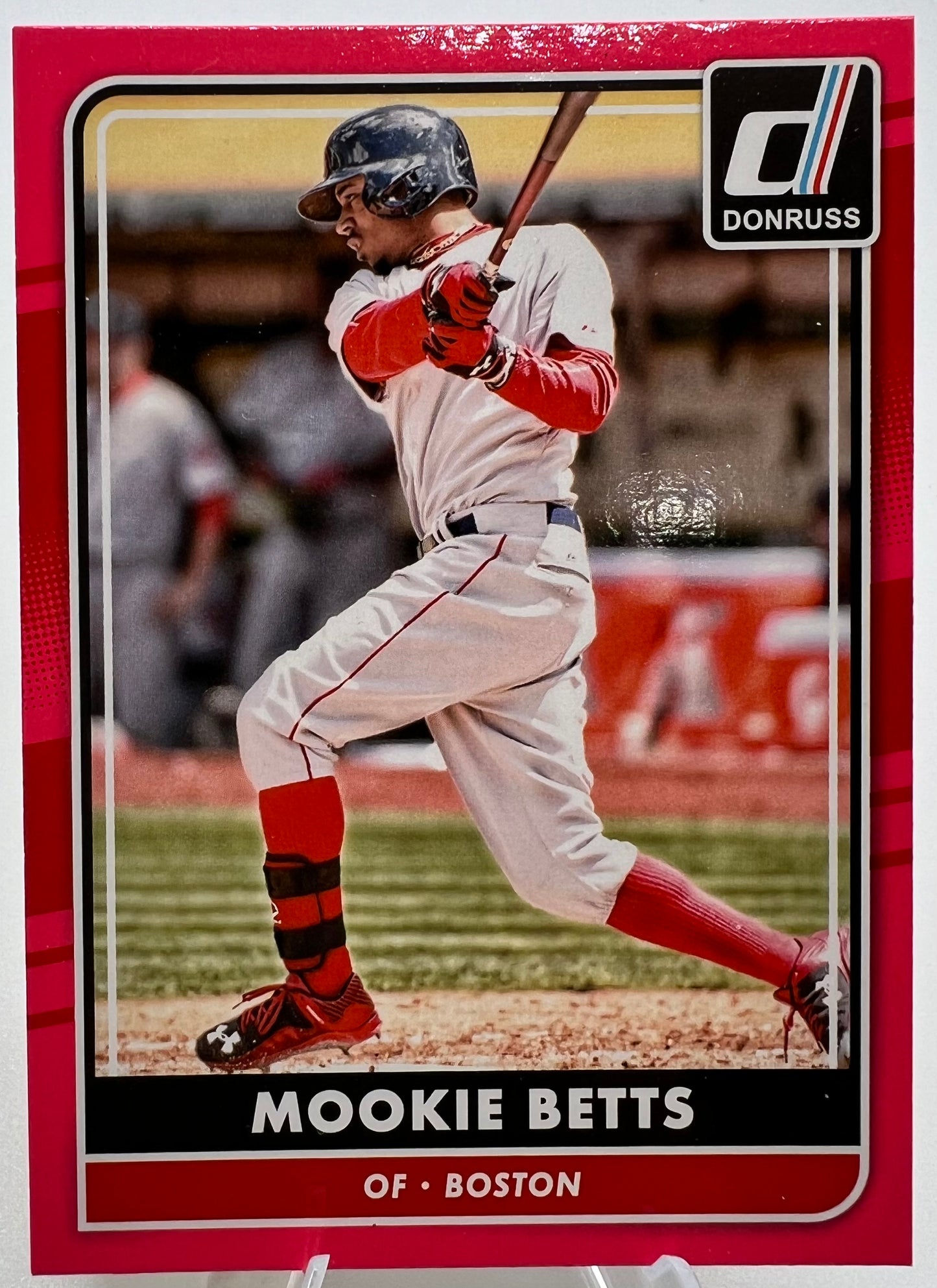 2016 Donruss MOOKIE BETTS Retail Pink Border Parallel #118 Red Sox