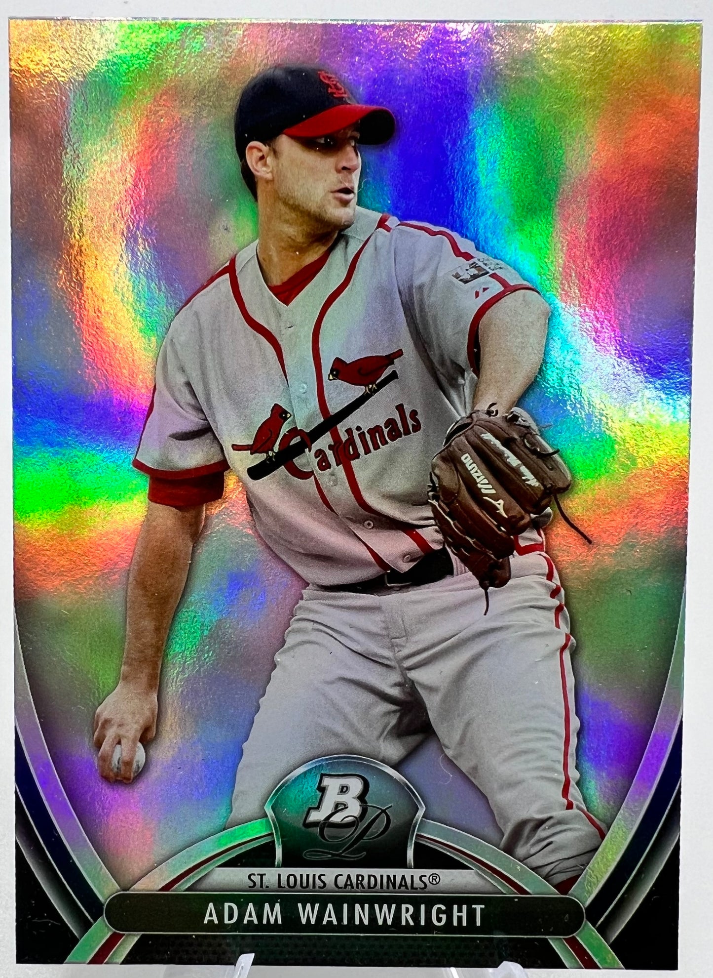 2013 Bowman Platinum #7 Adam Wainwright St. Louis Cardinals Holo