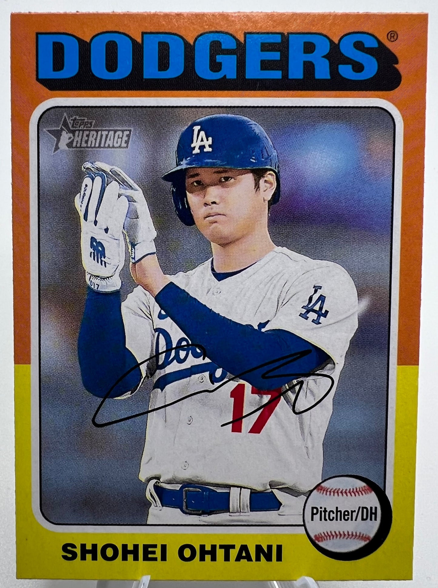 2024 Topps Heritage Shohei Ohtani Baseball Card