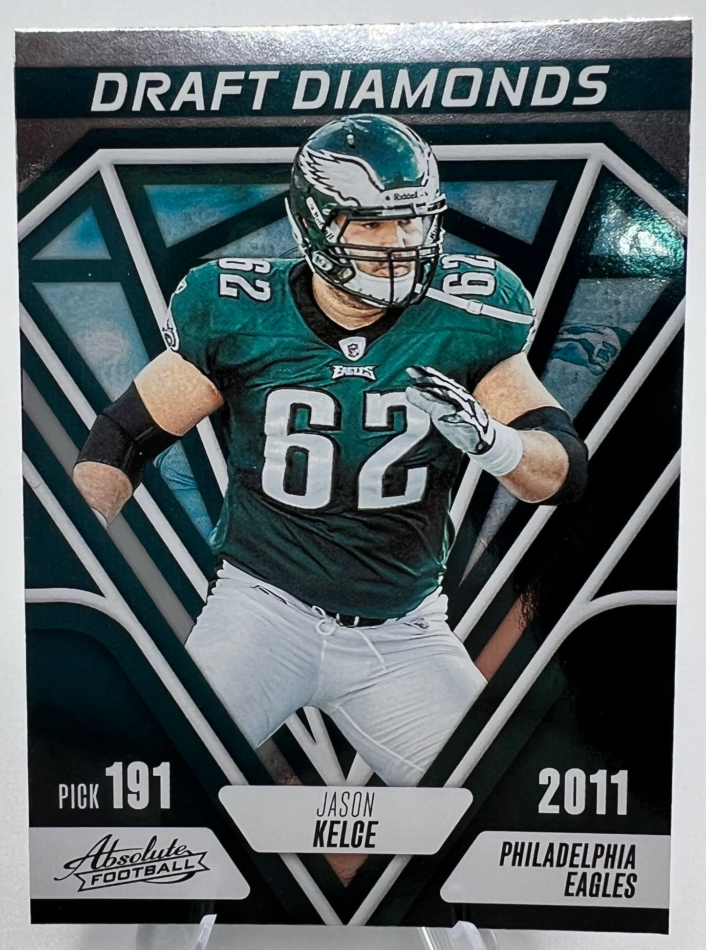 2023 Absolute Football Card Jason Kelce Draft Diamonds #DD-5