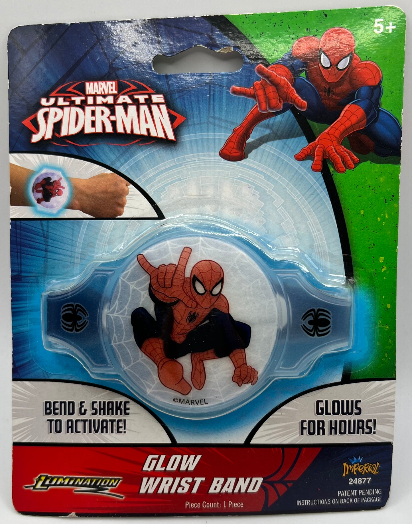 2016 Marvel Ultimate Spider-Man Glow Wrist Band