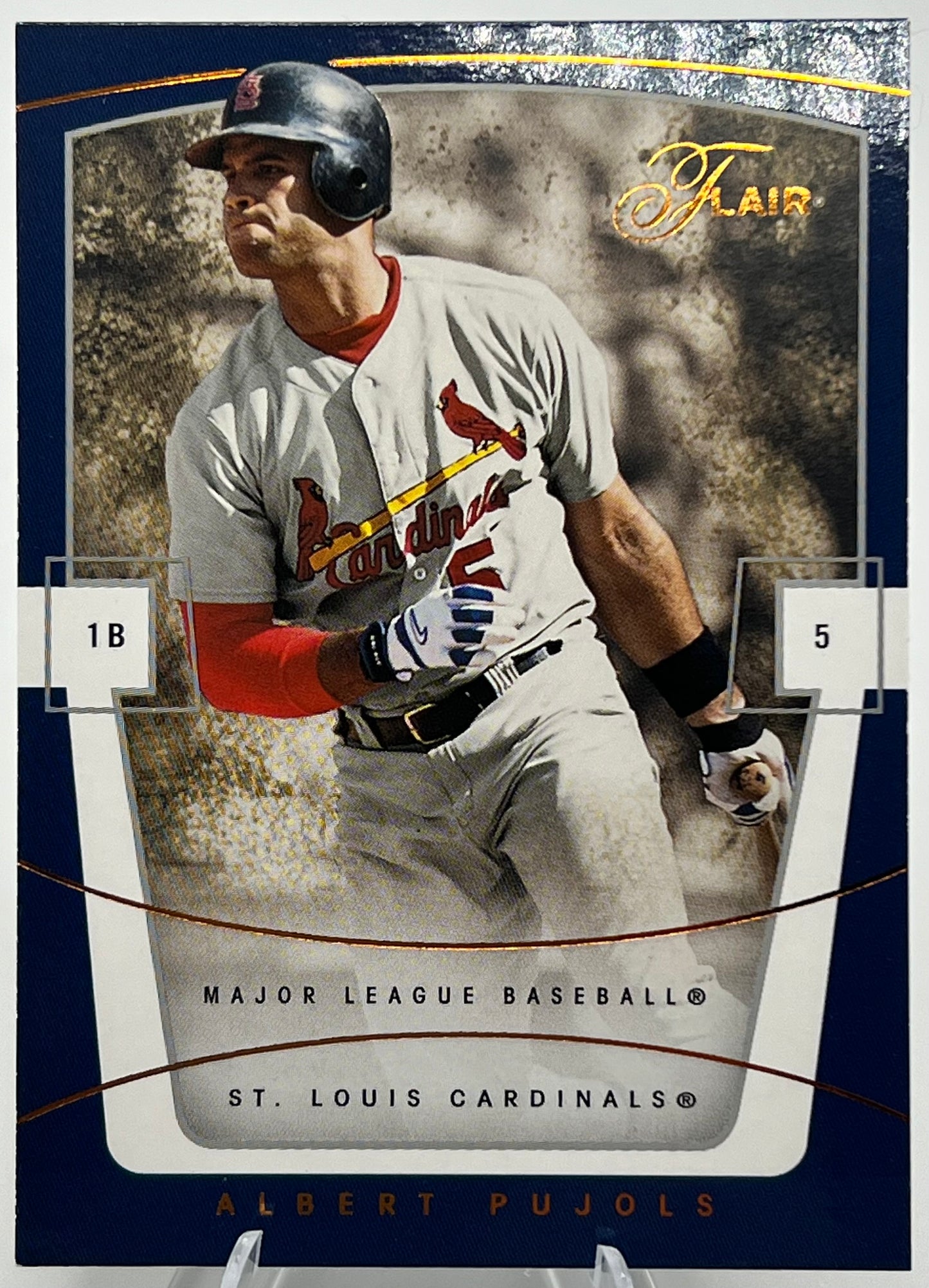 2004 Flair Albert Pujols Baseball Card #15