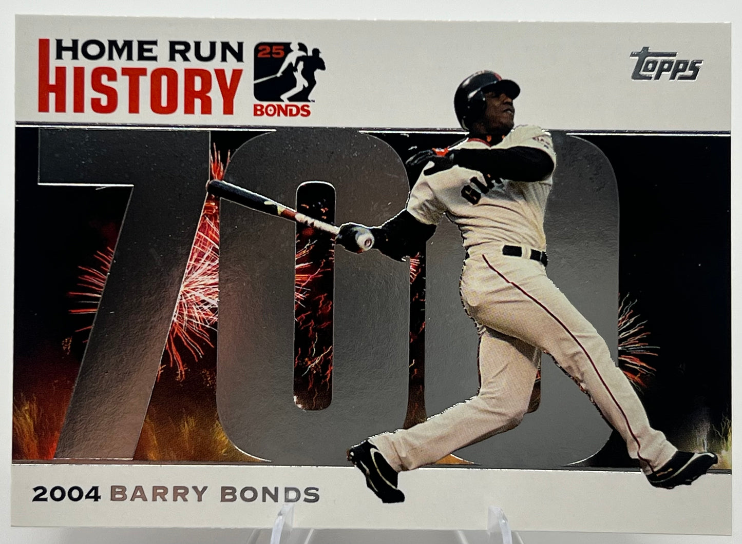 2006 Topps Barry Bonds Home Run History BB700 Baseball Card