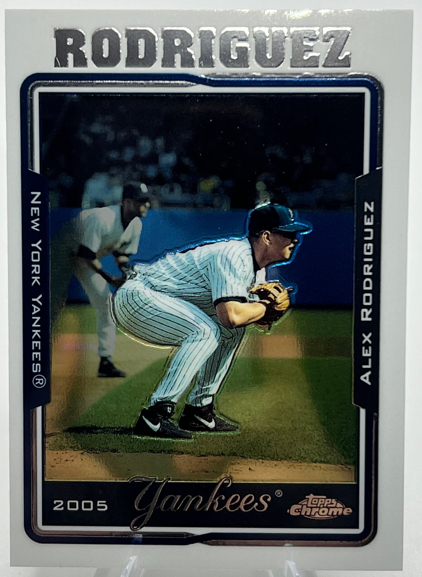 2005 Topps Chrome Alex Rodriguez Baseball Card