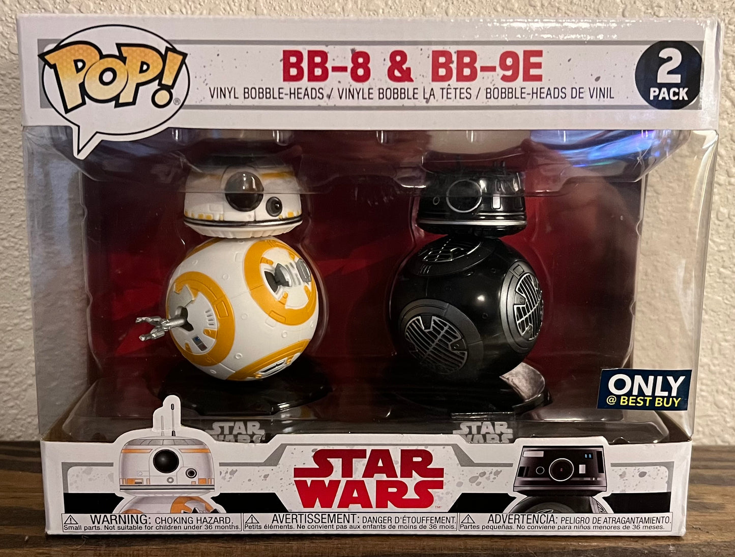 Funko Pop Star Wars 2-Pack BB-8 & BB-9E