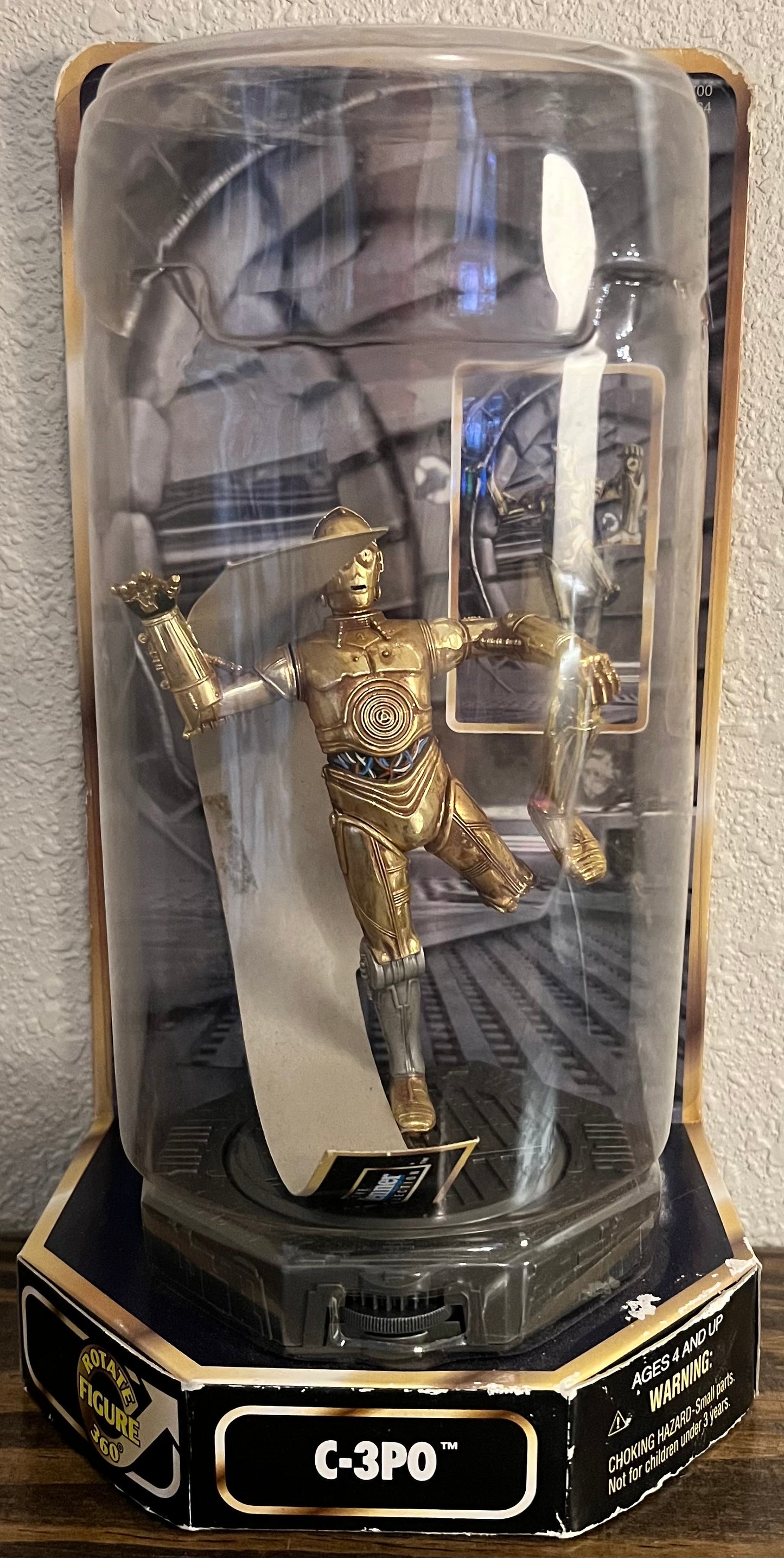 1997 Star Wars Eric Force C-3PO Rotating 360 Action Figure