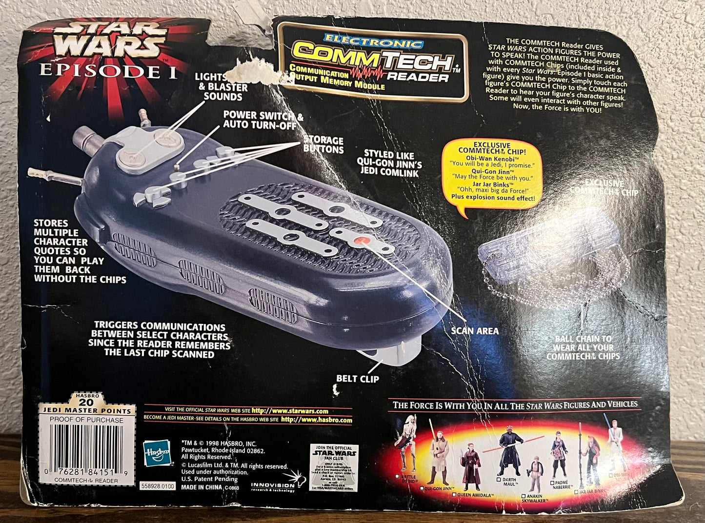 1998 Star Wars Episode 1 Electronic CommTech Reader