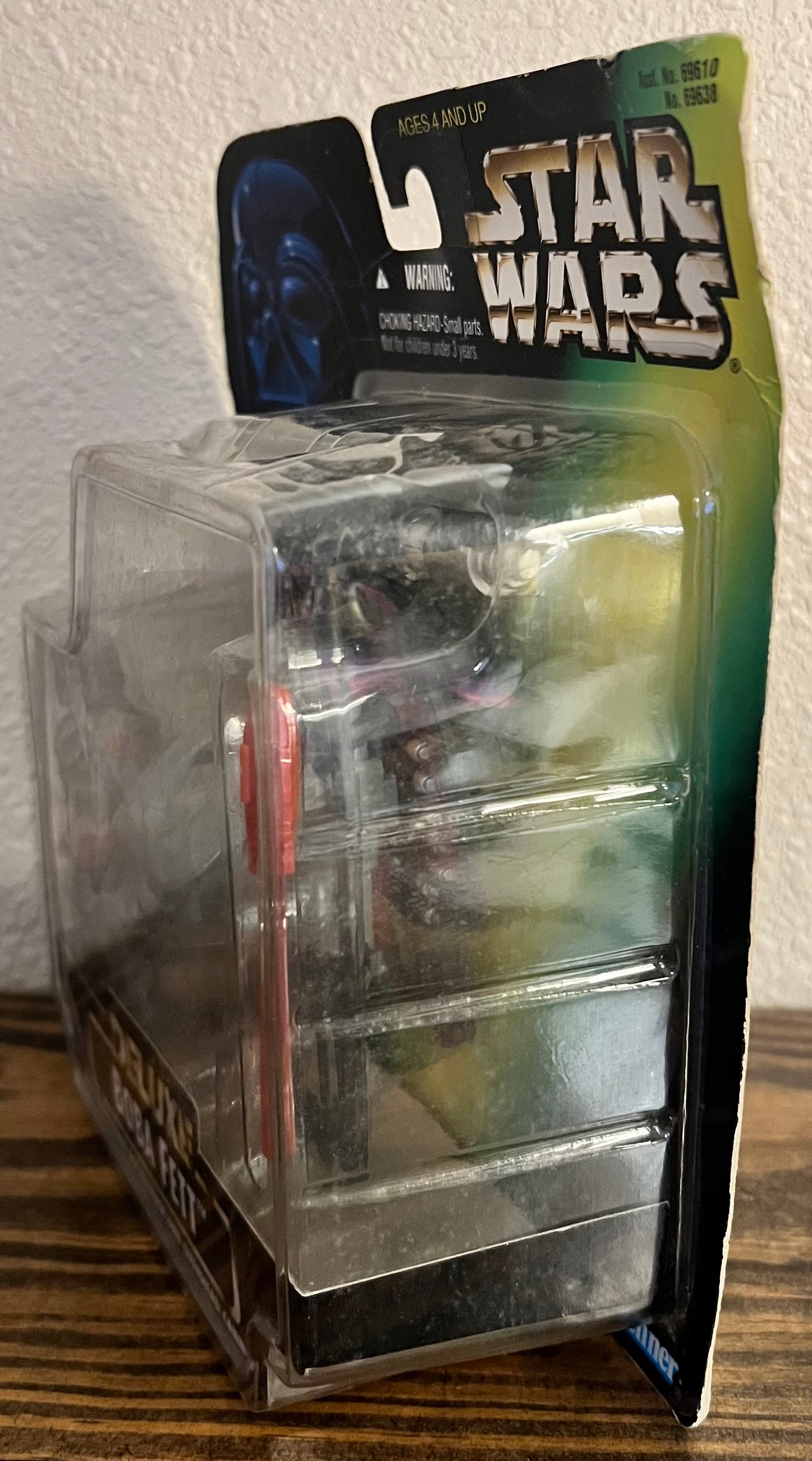 1996 Star Wars Deluxe Boba Fett Action Figure w/ Wing Blast Rocket Pack & Overhead Cannon