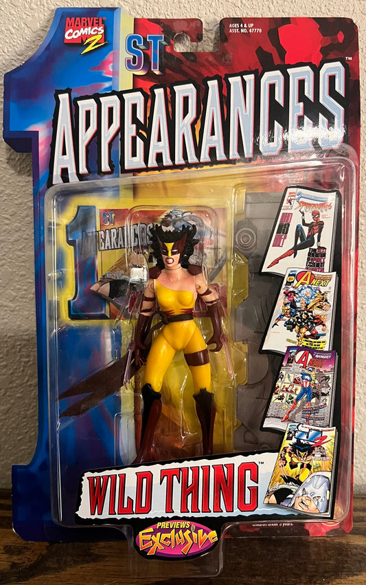 Marvel Comics 2 1st Appearances Wild Thing Action Figure 6"