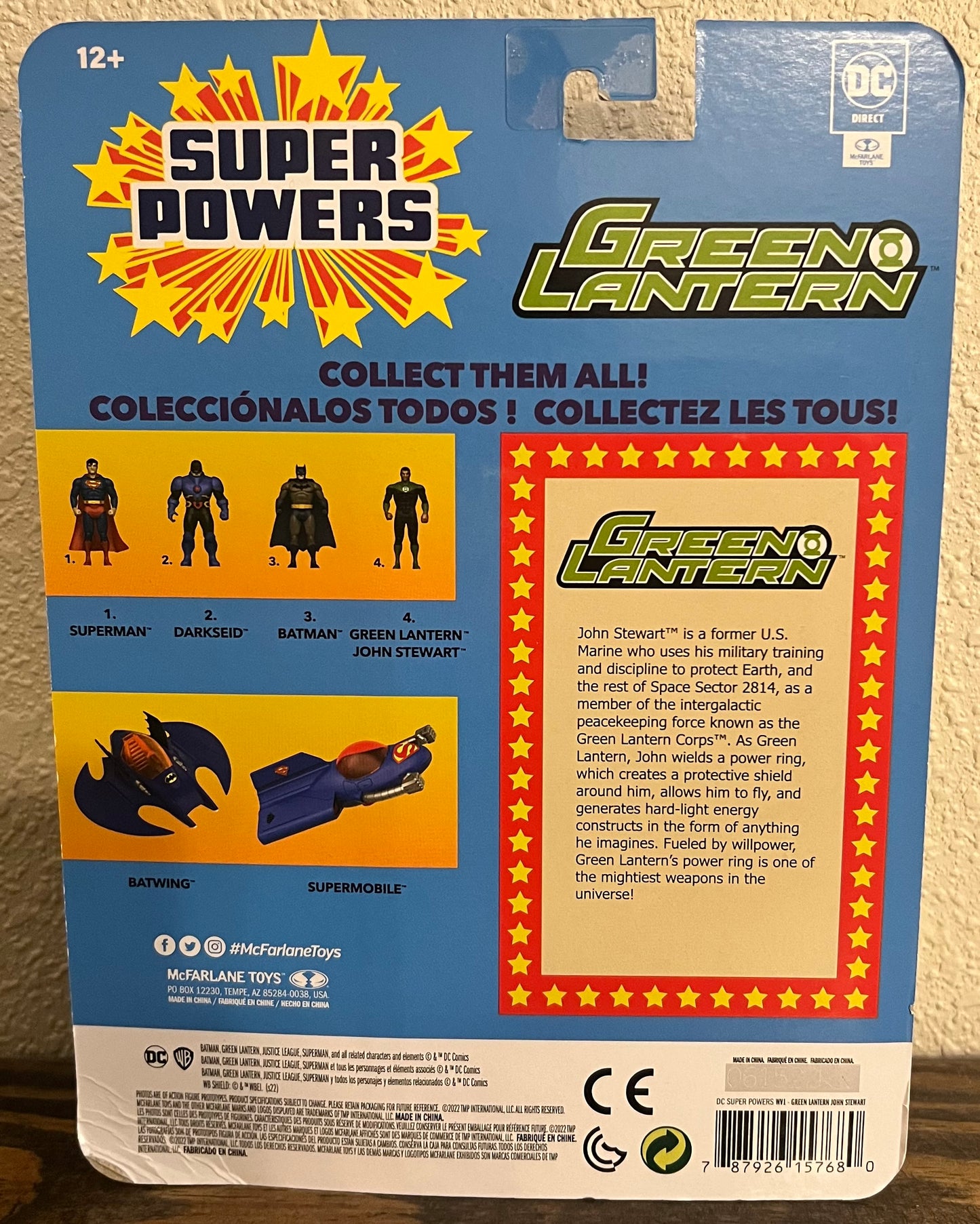 DC Super Powers Green Lantern John Stewart Action Figure