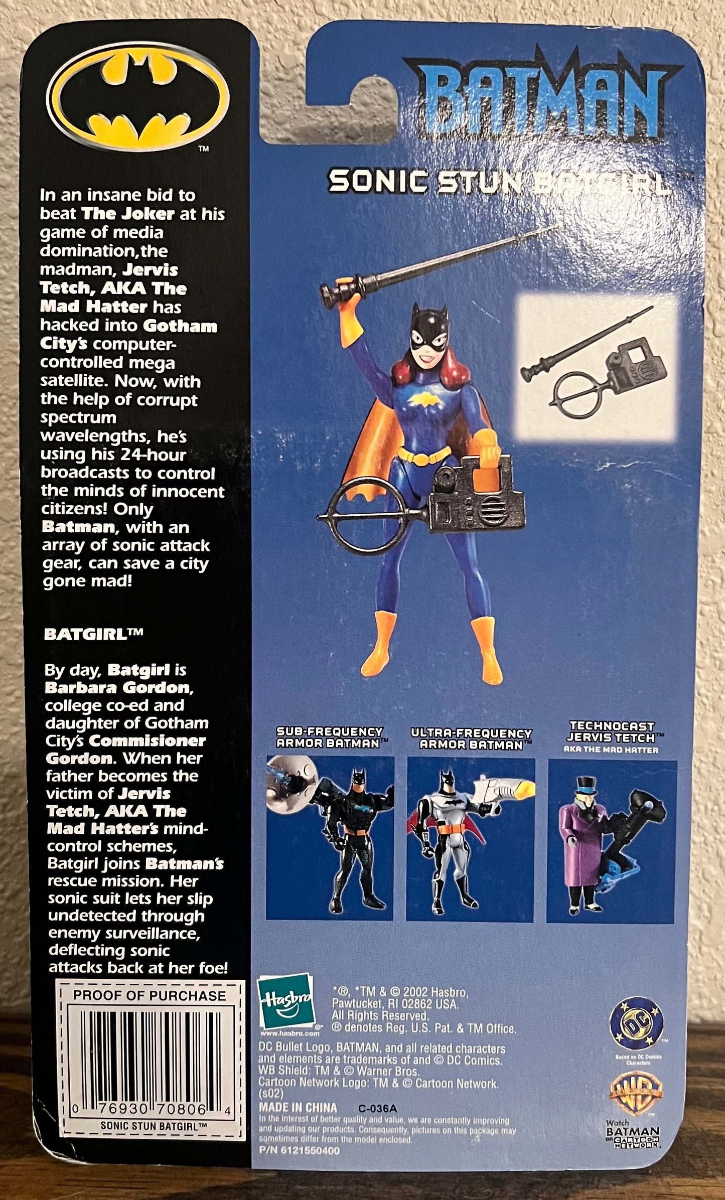Spectrum of the Bat Batgirl Action Figure Sonic Stun Batgirl