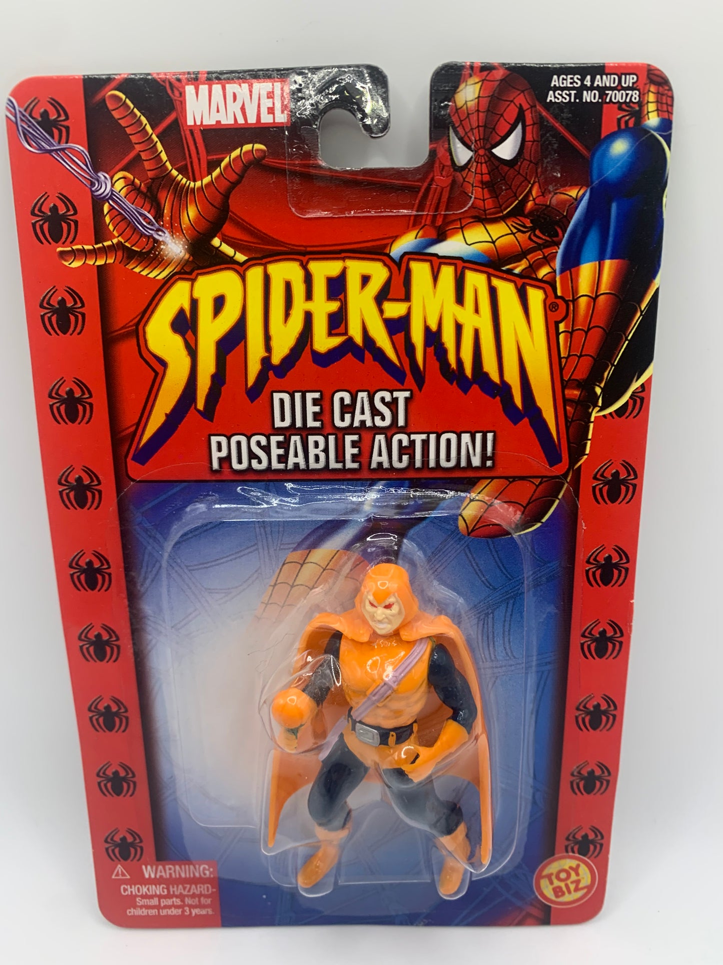 Spider-Man Die Cast Poseable Action Mini Figure 