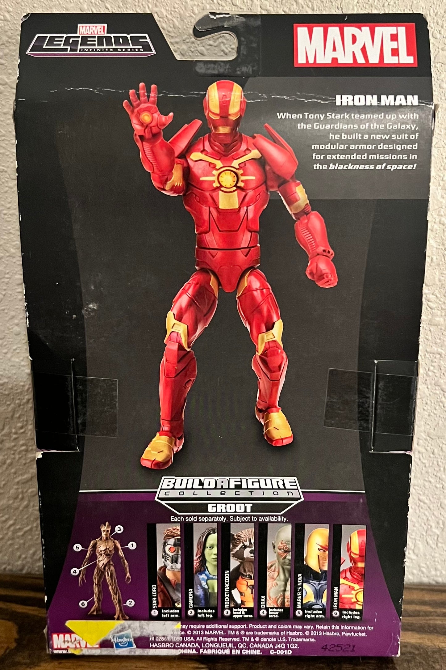Marvel Legends Infinite Series Iron Man Action Figure 6"