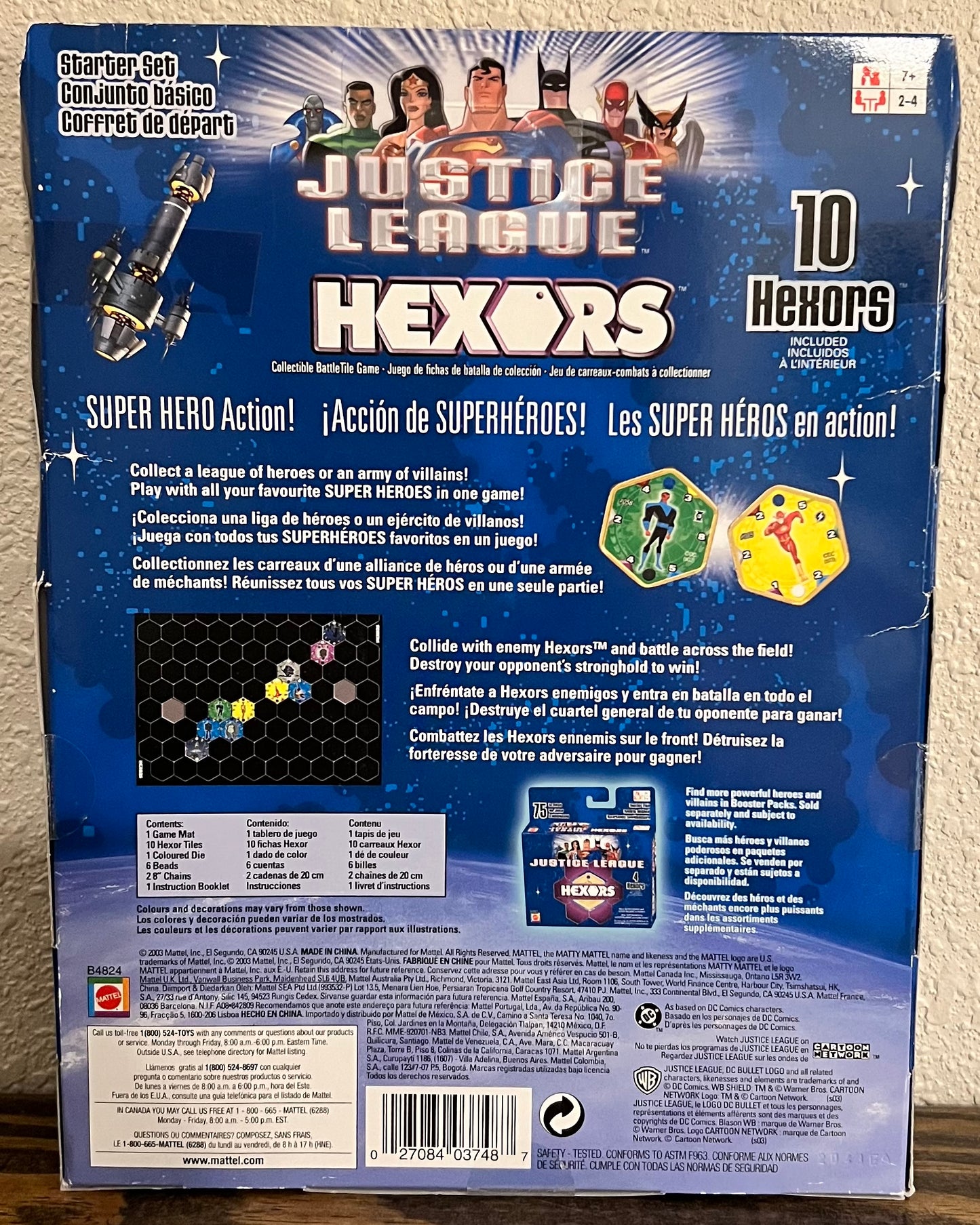 Justice League Hexors Battle Tile Game Starter Set