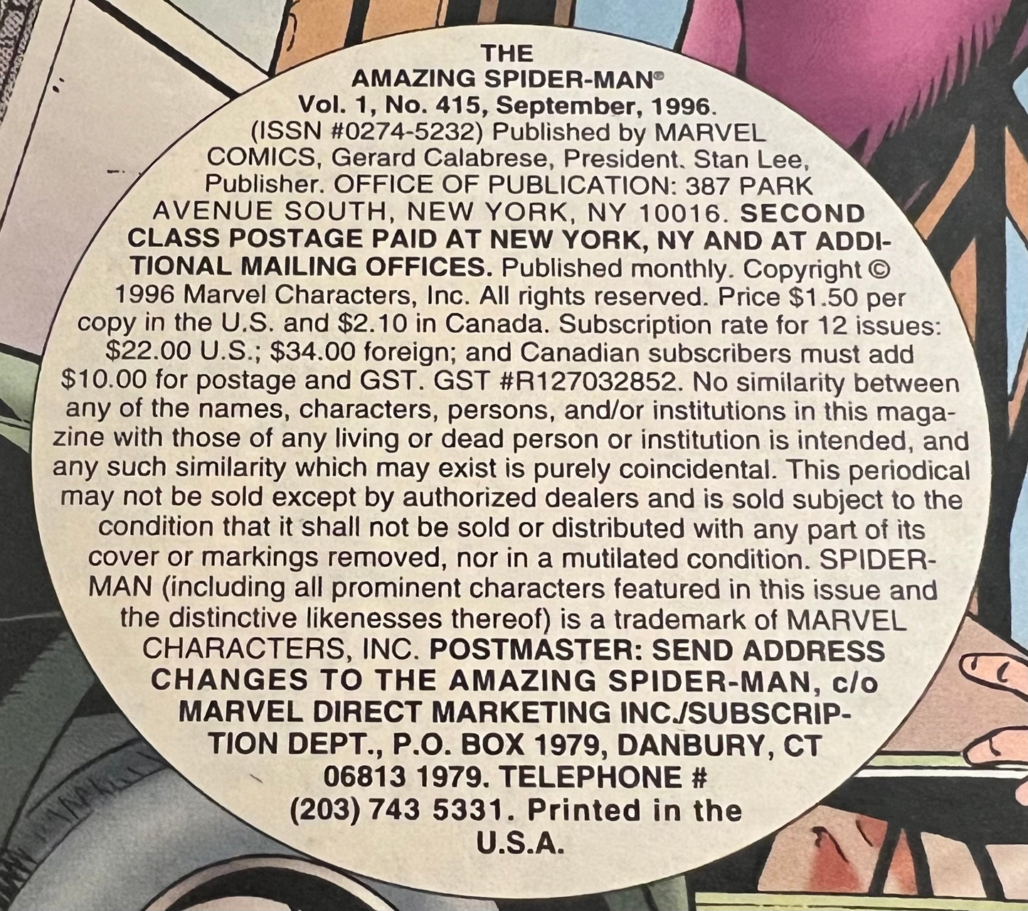 Amazing Spider-Man Vol 1 #415 1996