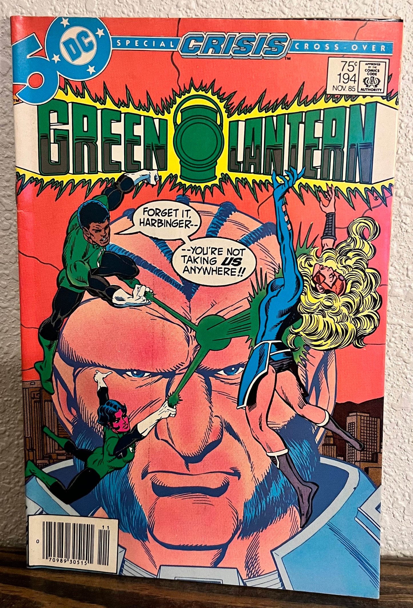 Green Lantern #194 Crisis on Infinite Earths Crossover 1985