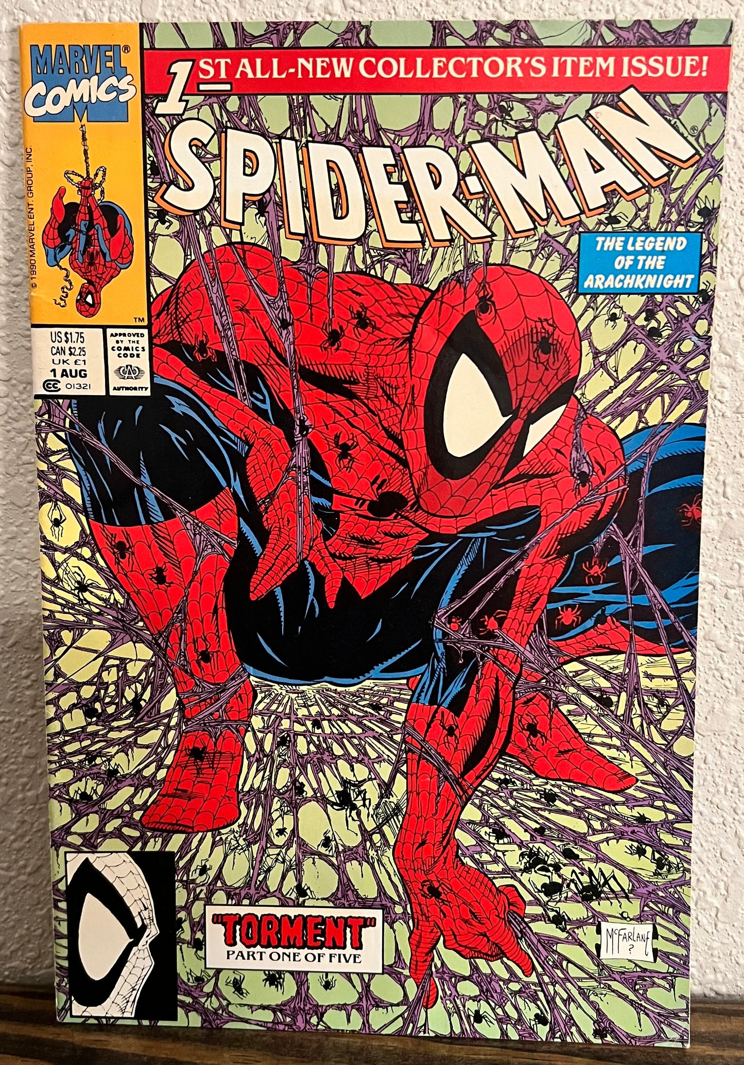 Spider-Man #1 August 1990 Marvel Comics