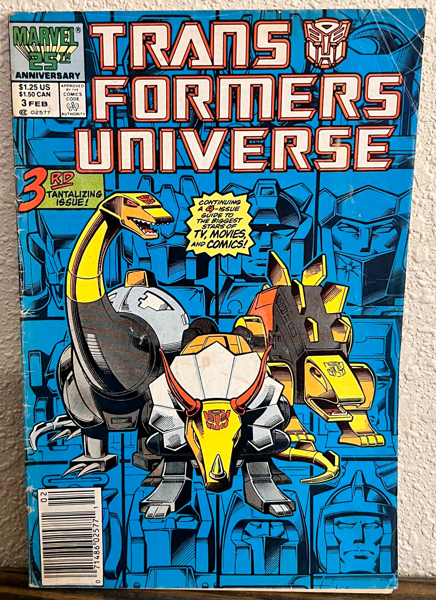 Transformers Universe #3 Vol 1 1987 Newsstand Variant