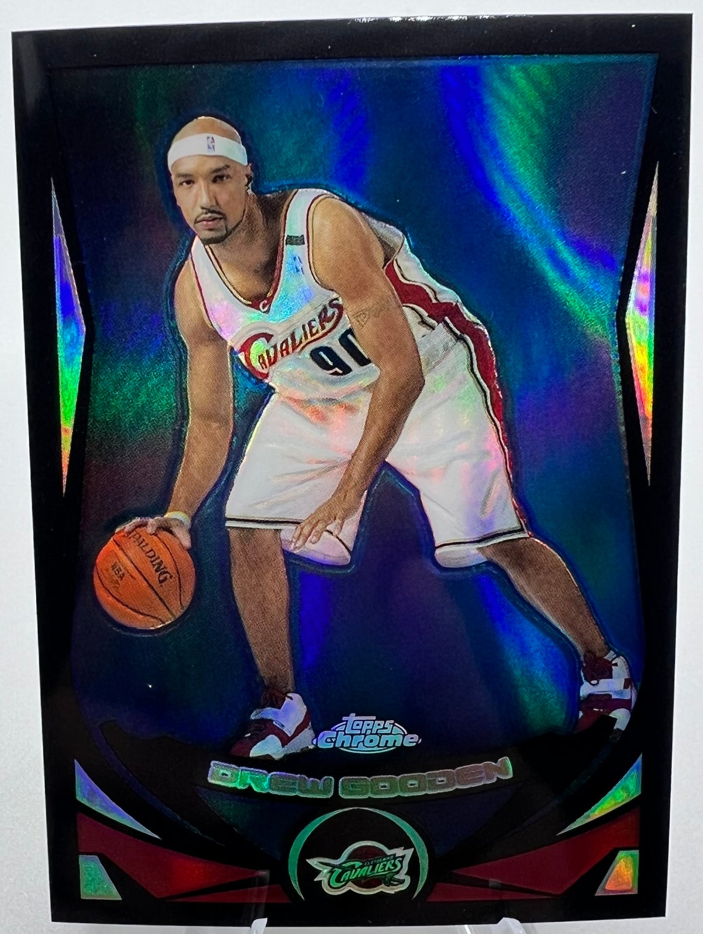 2004-05 Topps Chrome Black Refractor Drew Gooden Basketball Card #196/500