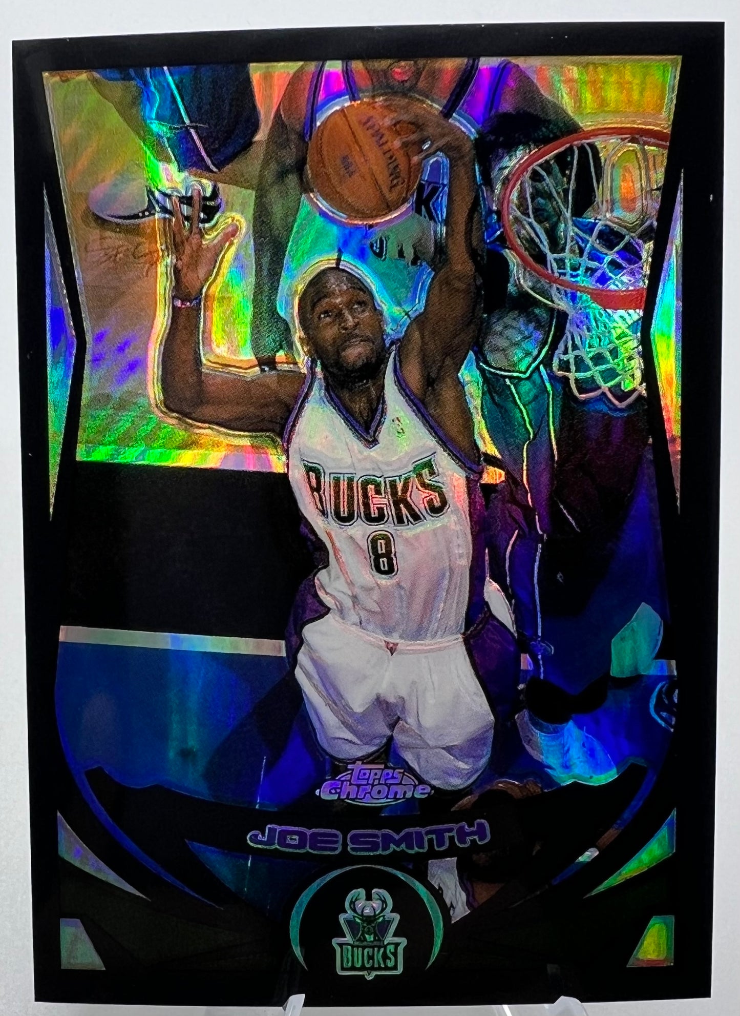 2004-05 Topps Chrome Black Refractor Joe Smith Basketball Card #348/500