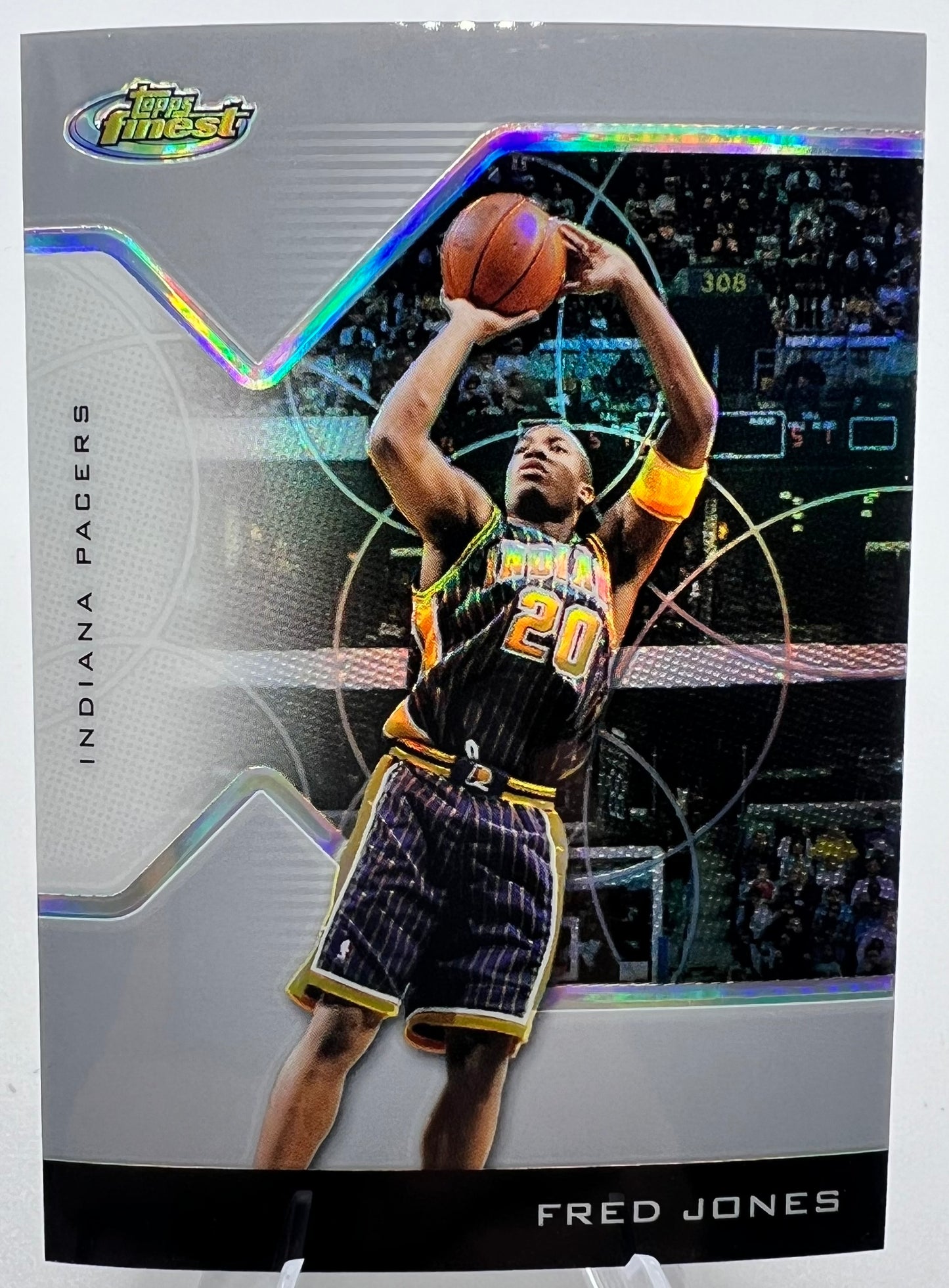 2004-05 Topps Finest Refractor Fred Jones Basketball Card #196/249