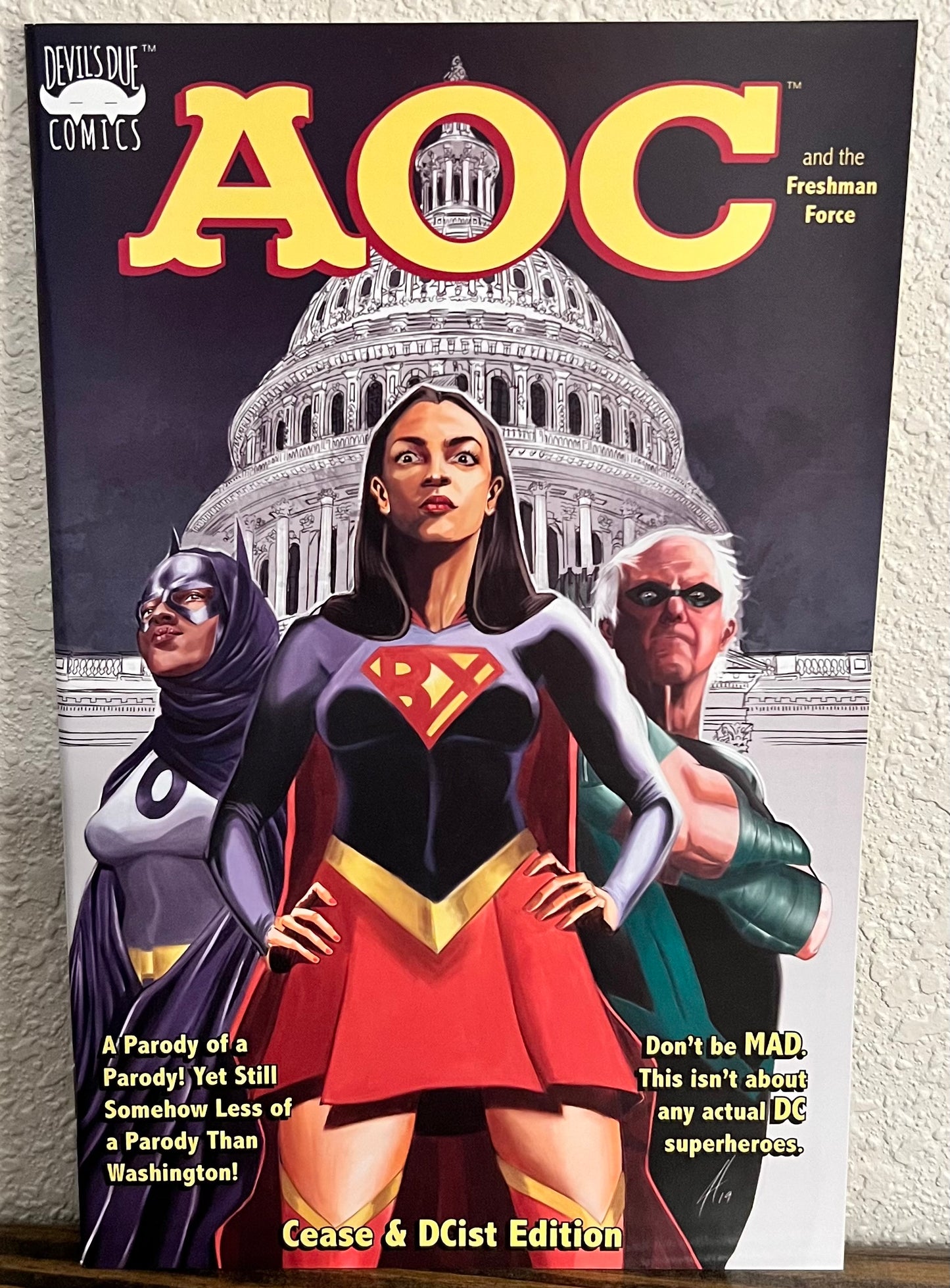 AOC & The Freshman Force #1 Cease & DCist Edition Variant Limited to 500