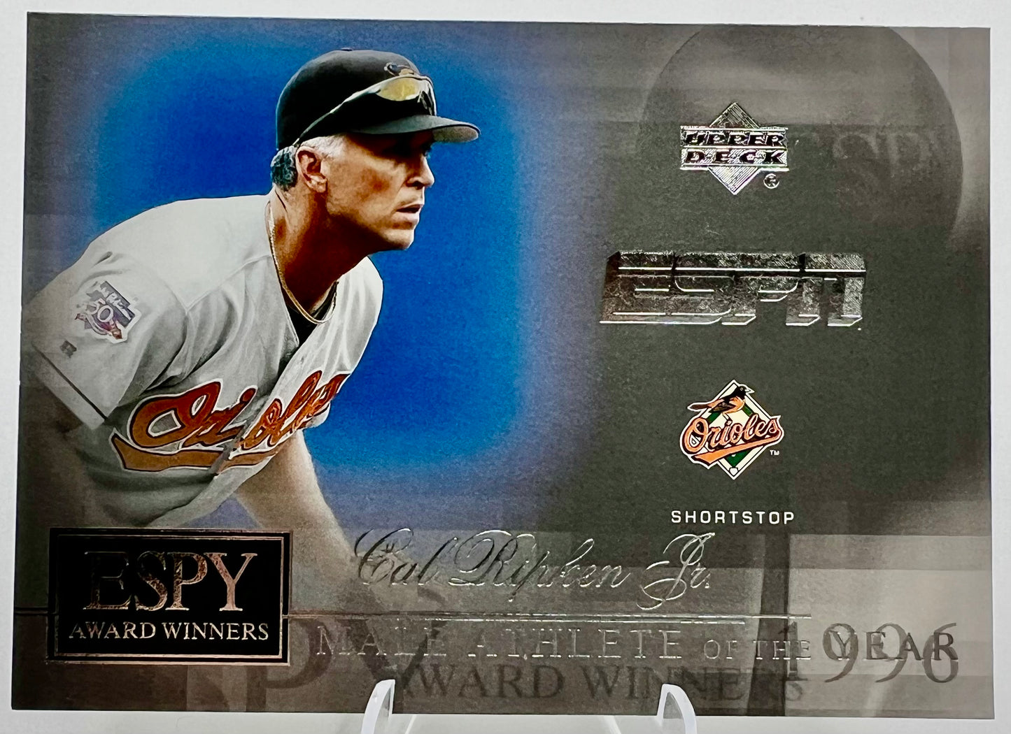 2005 Upper Deck ESPY Cal Ripken Jr Male Athlete of The Year Baseball Card