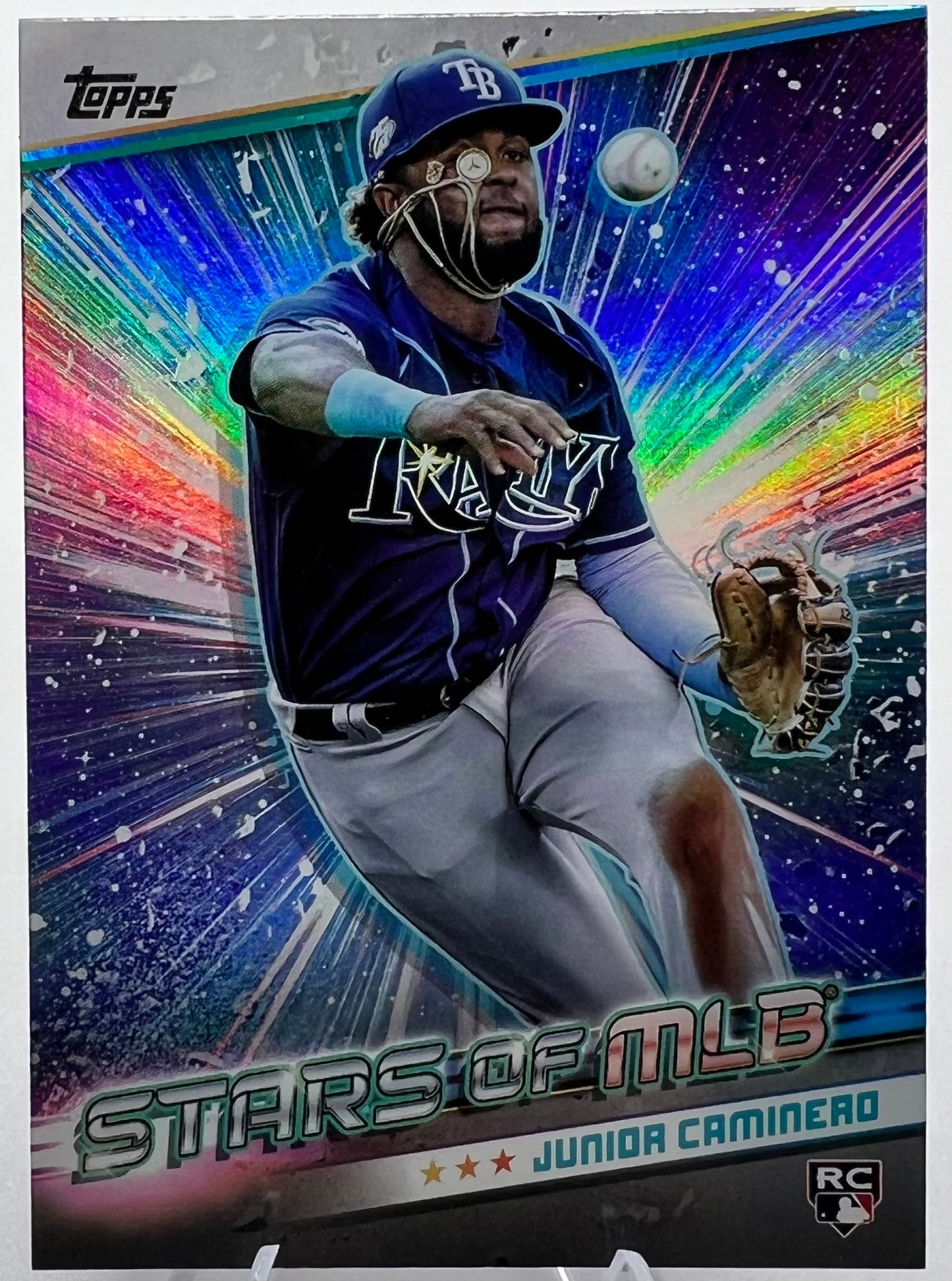 2024 Topps Stars of the MLB Junior Caminero Rookie Baseball Card