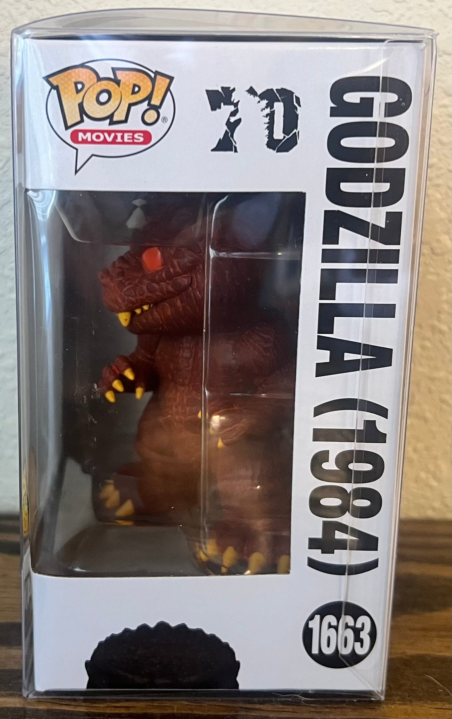 Funko Pop Godzilla #1663 Chase Variant W/Pop Protector