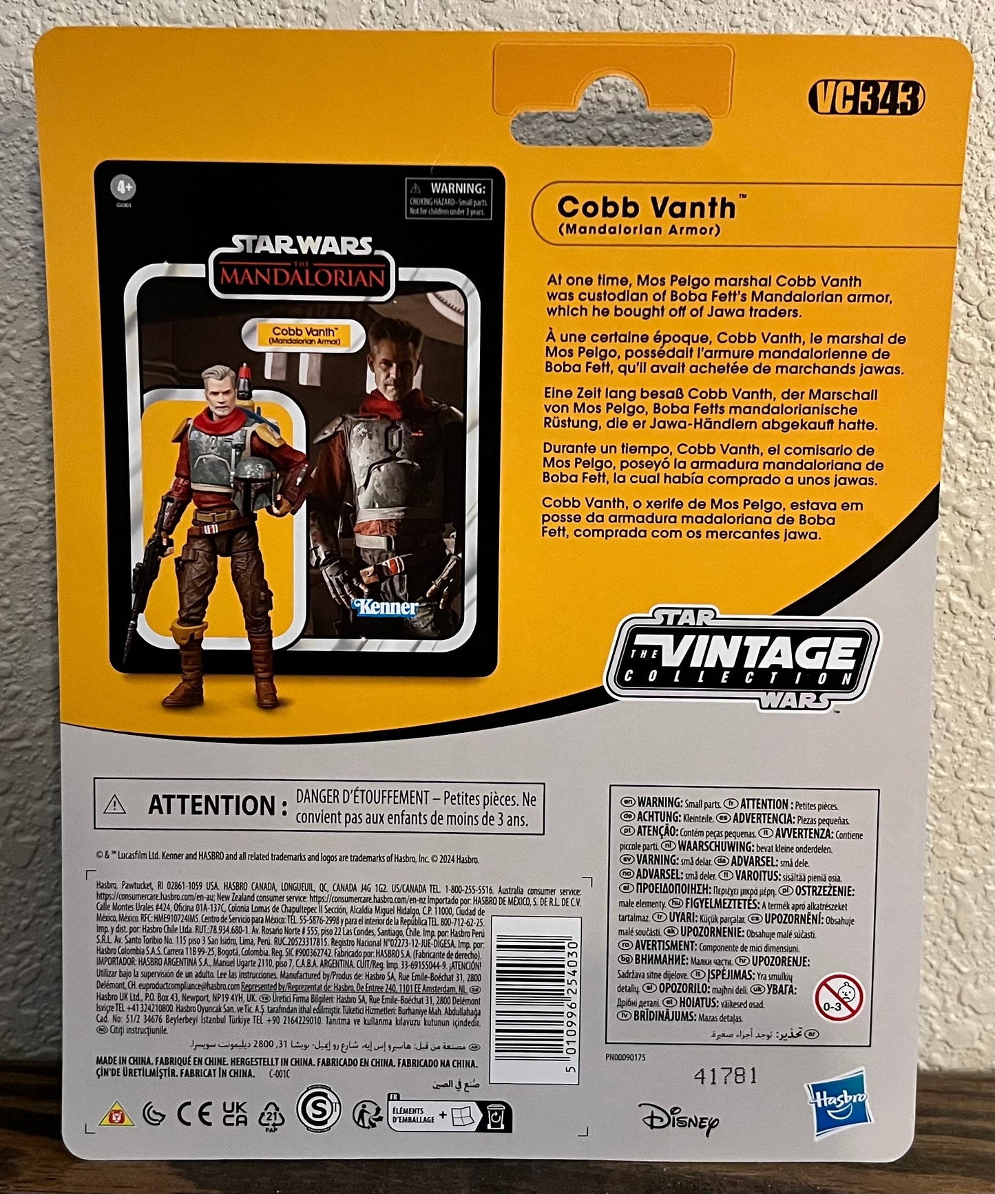Star Wars Vintage Collection Mandalorian Cobb Vanth Action Figure