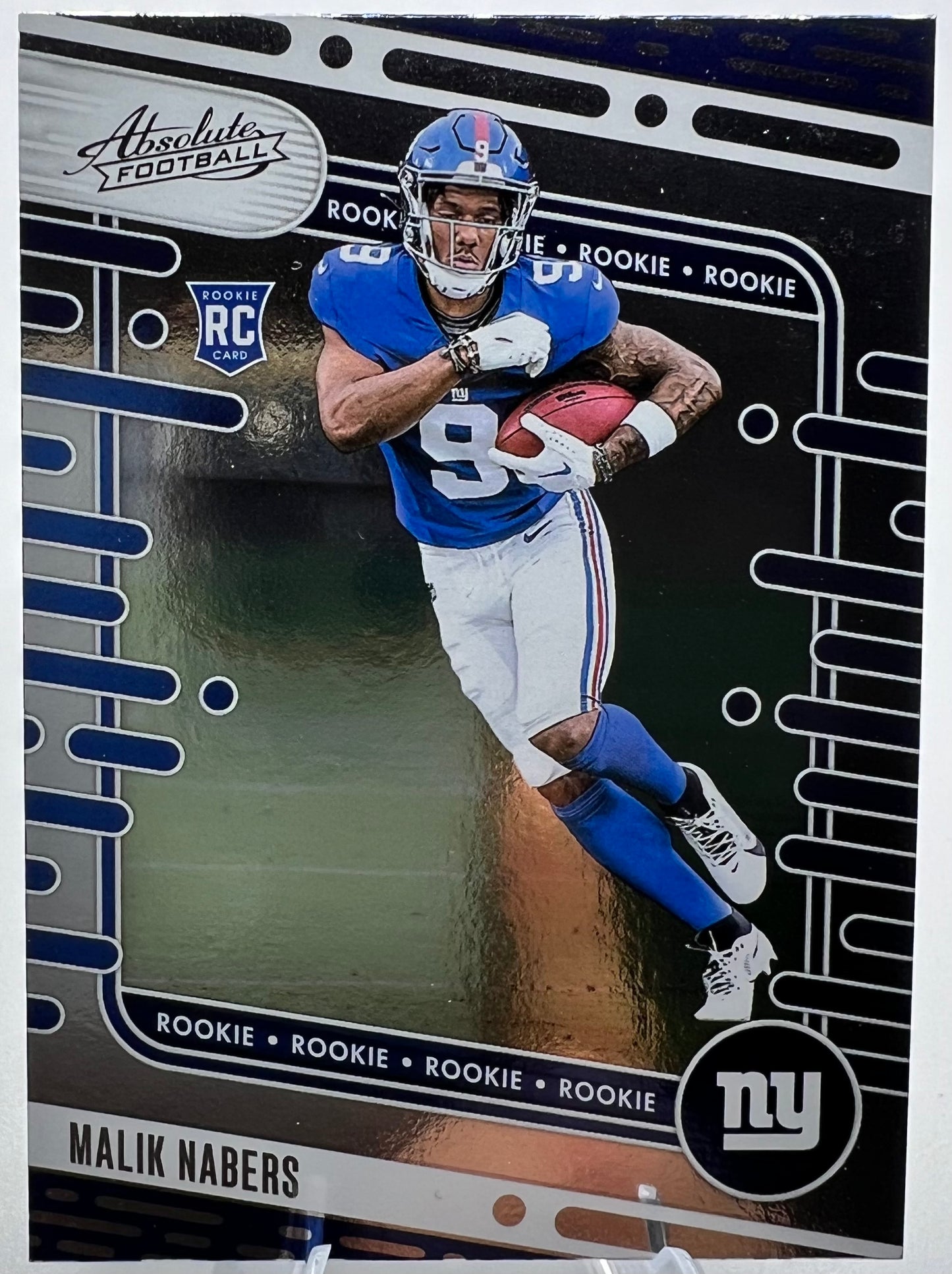 2024 Panini Absolute Malik Nabers Foil Rookie Football Card