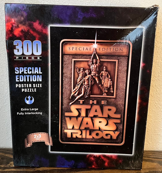 Star Wars Trilogy Special Edition Poster Size 300 Piece Puzzle 2'x 3' Sealed