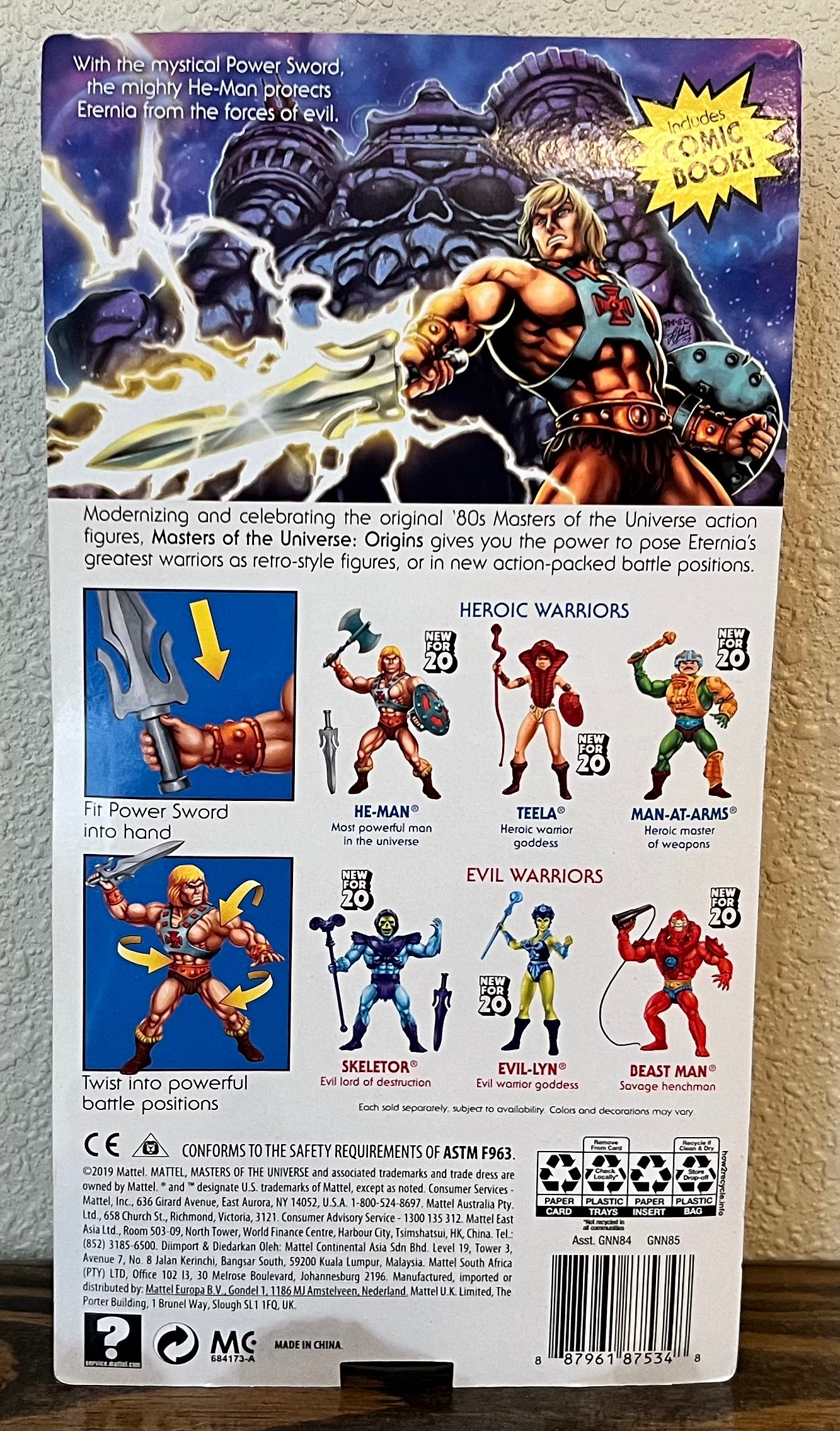 He-Man Retro Masters of the Universe Origins 5.5" Action Figure