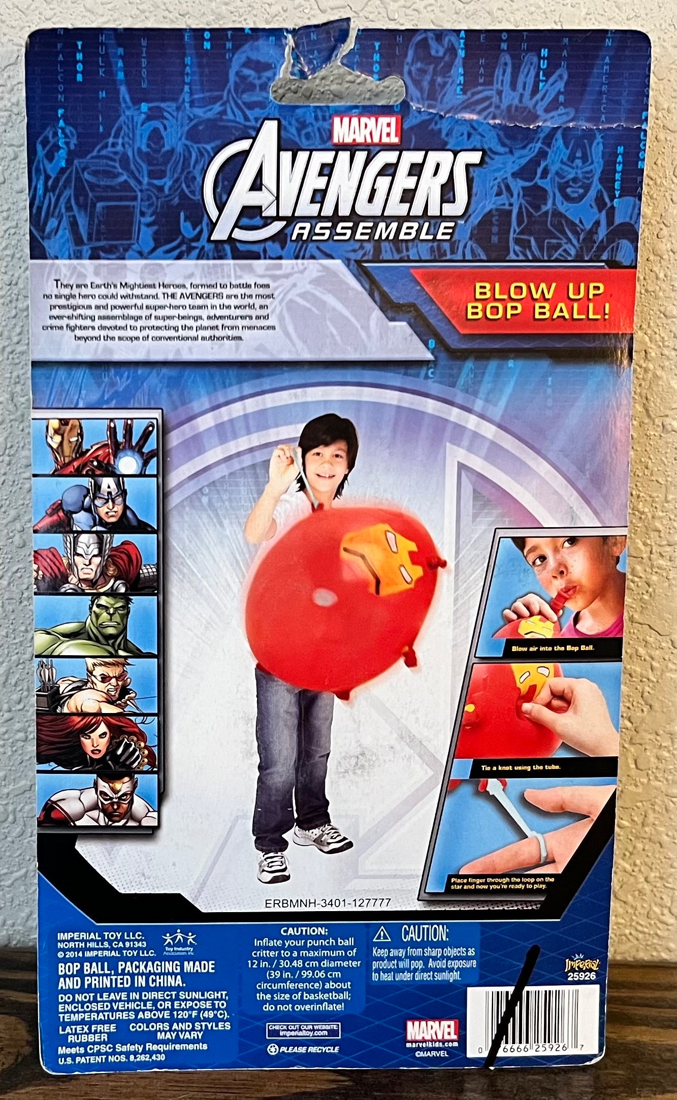 Avengers Assemble Iron Man Bop Ball